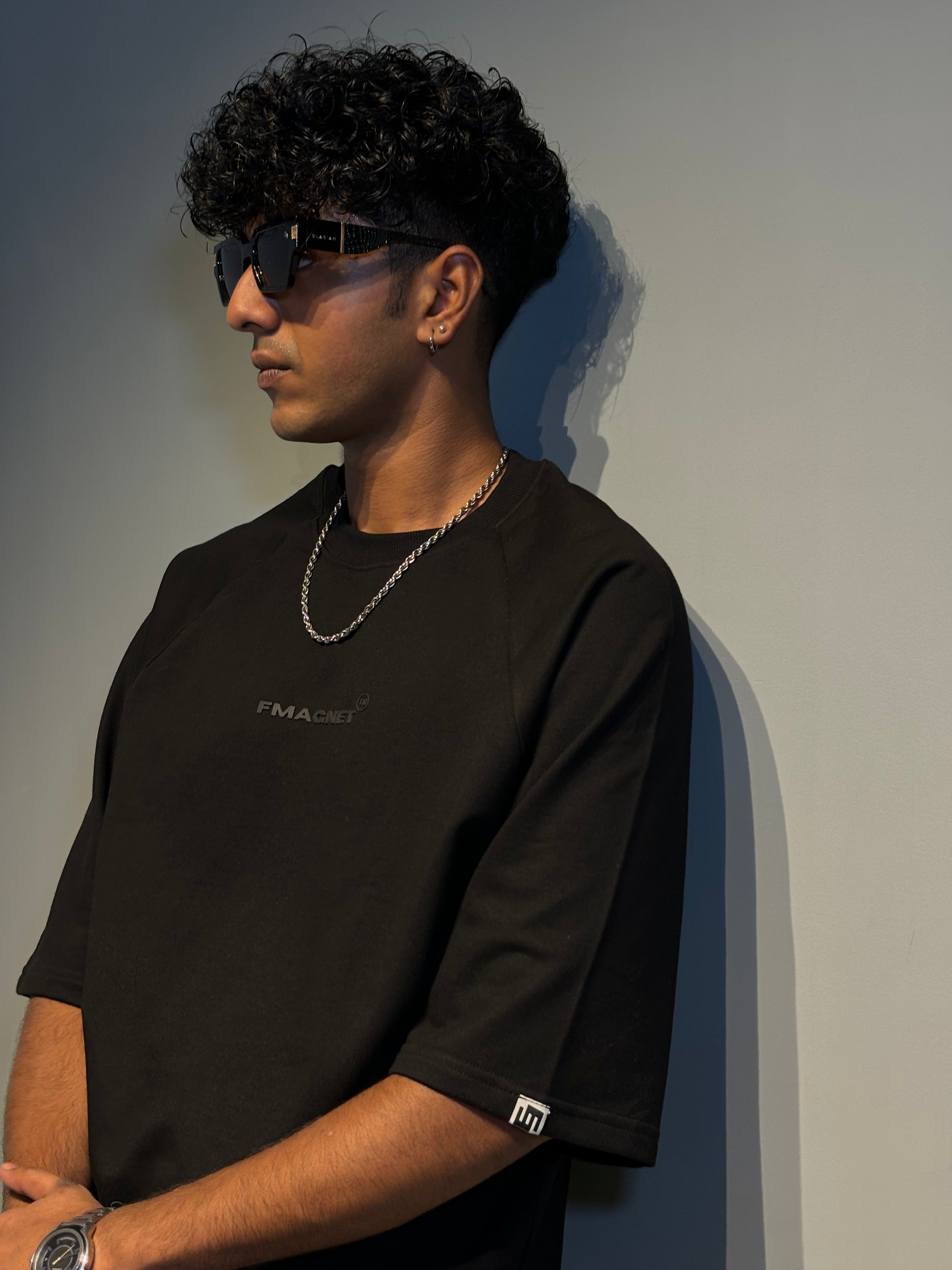 Black Essential Heavyweight Oversized T-Shirt