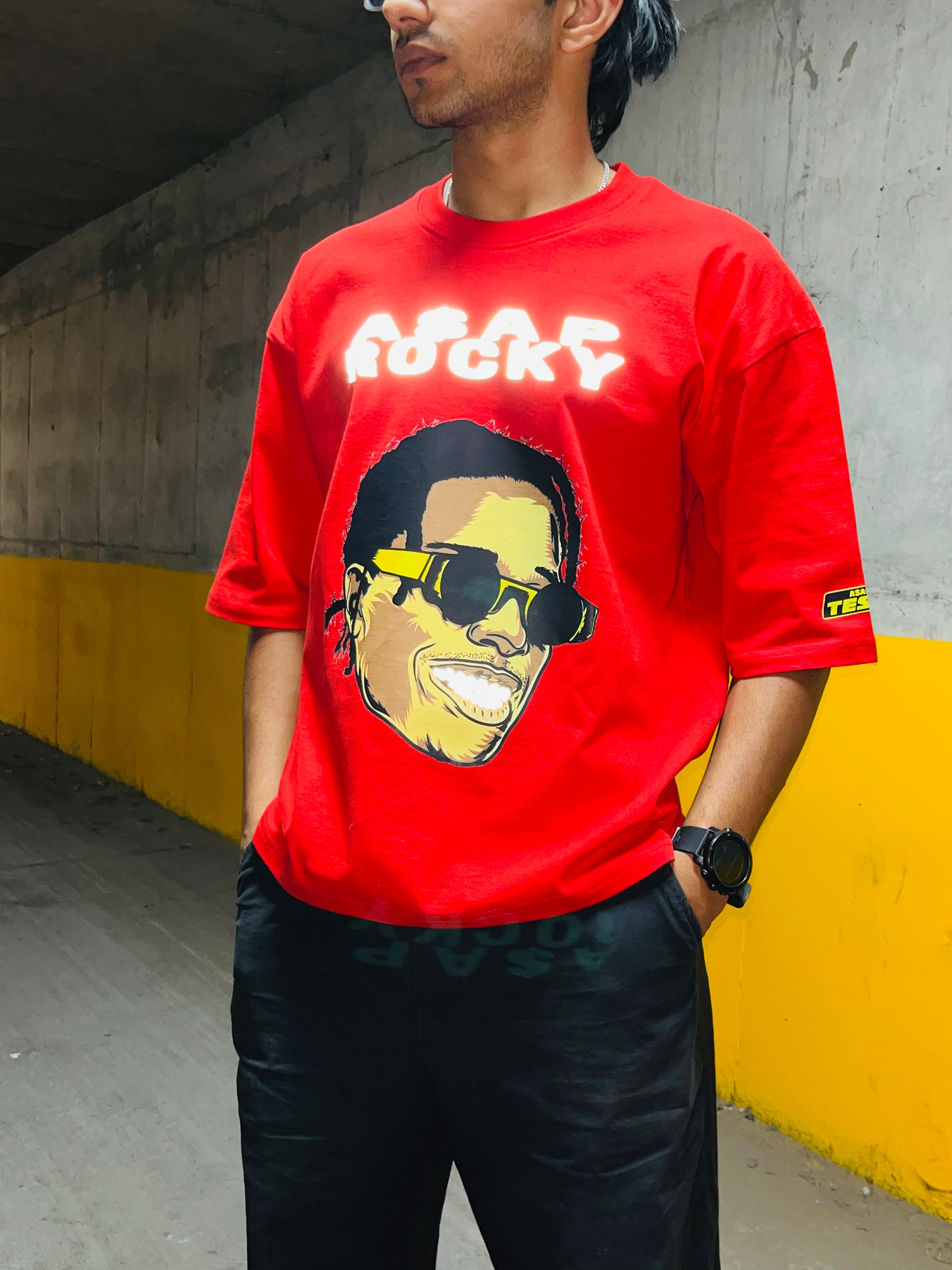 A$AP Rocky Reflective Oversize T-Shirt