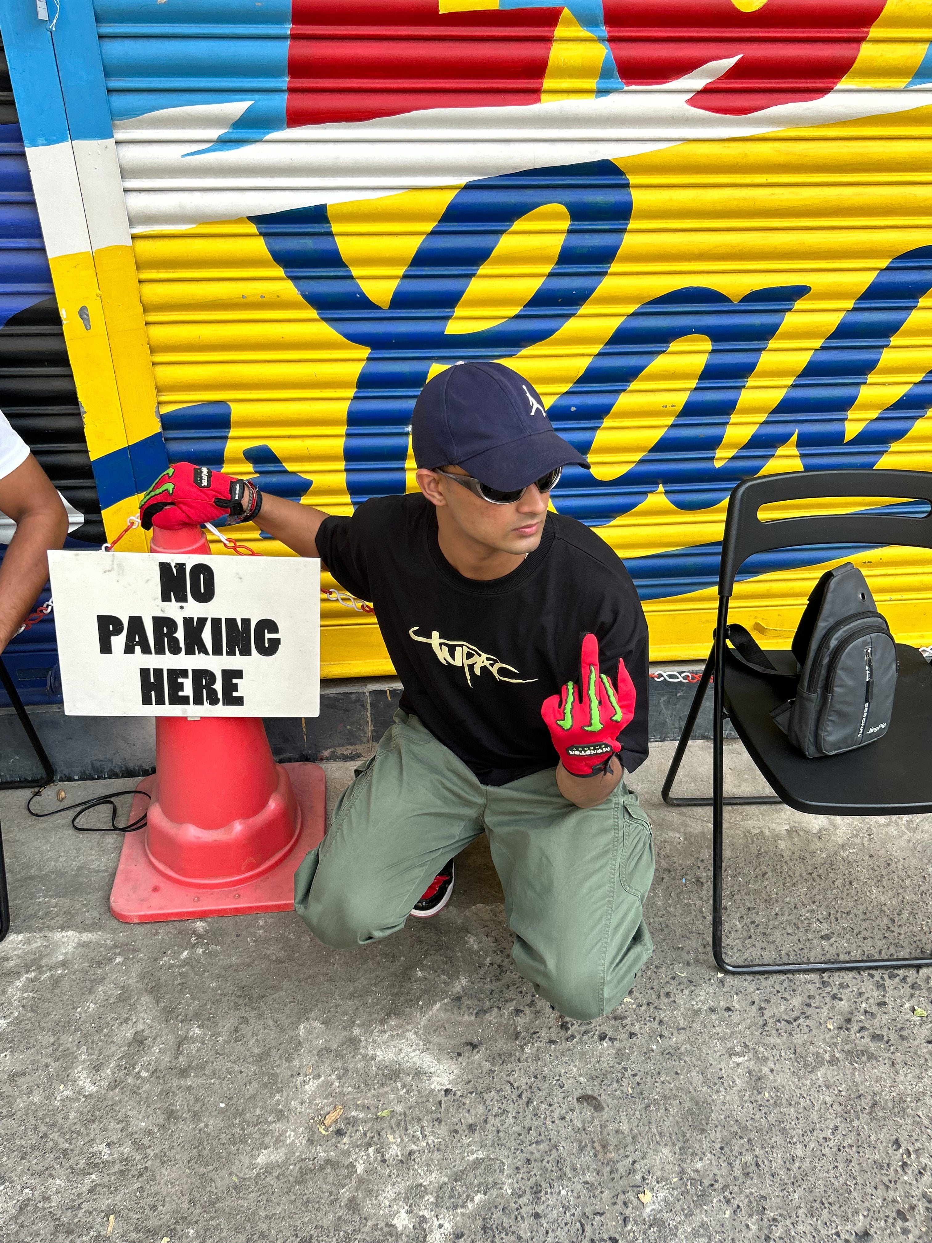 Tupac Reflective Oversize T-shirt