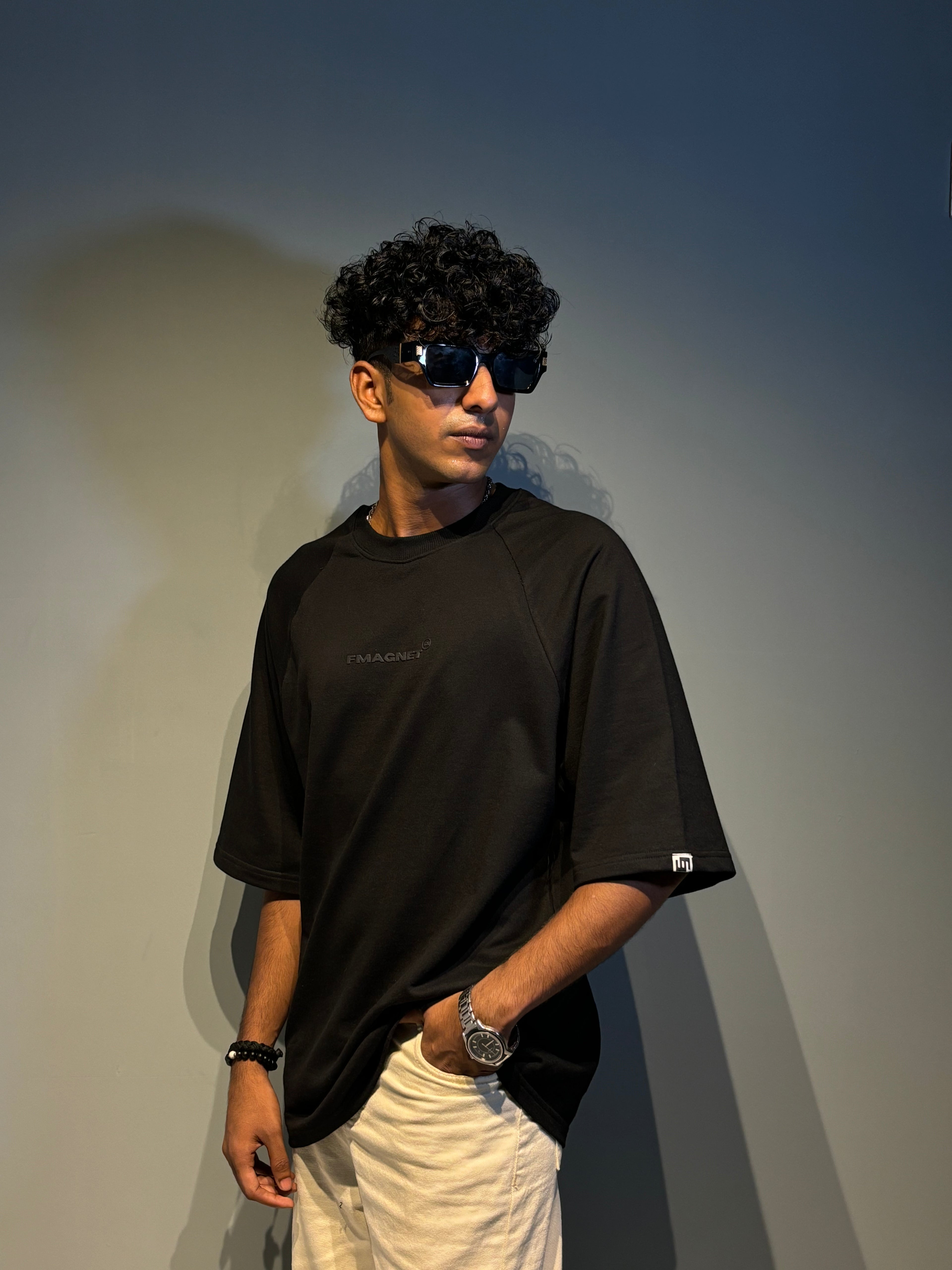 Black Essential Heavyweight Oversized T-Shirt