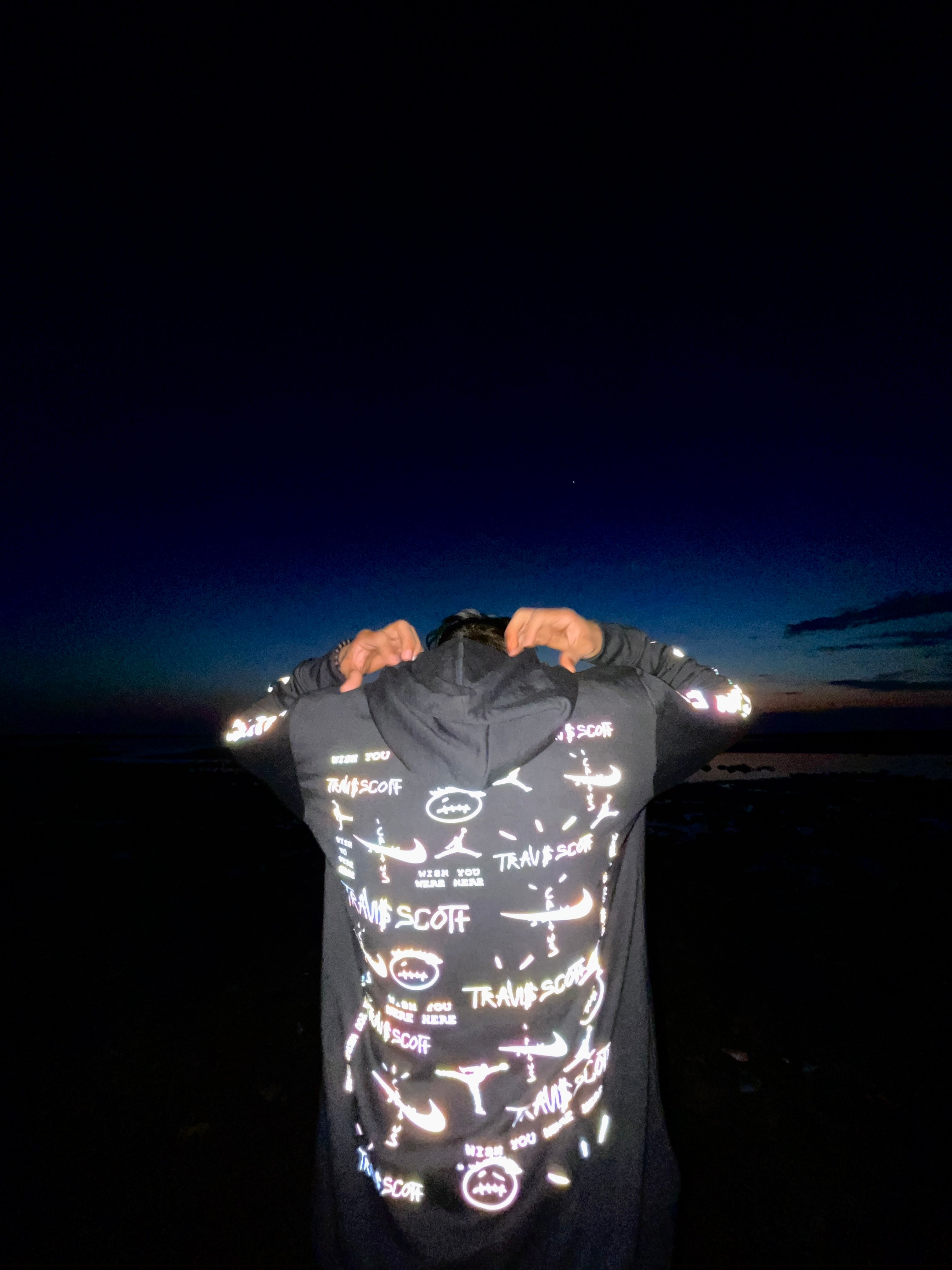 Travis Scott Cactus Jack Rainbow Reflective Hoodie