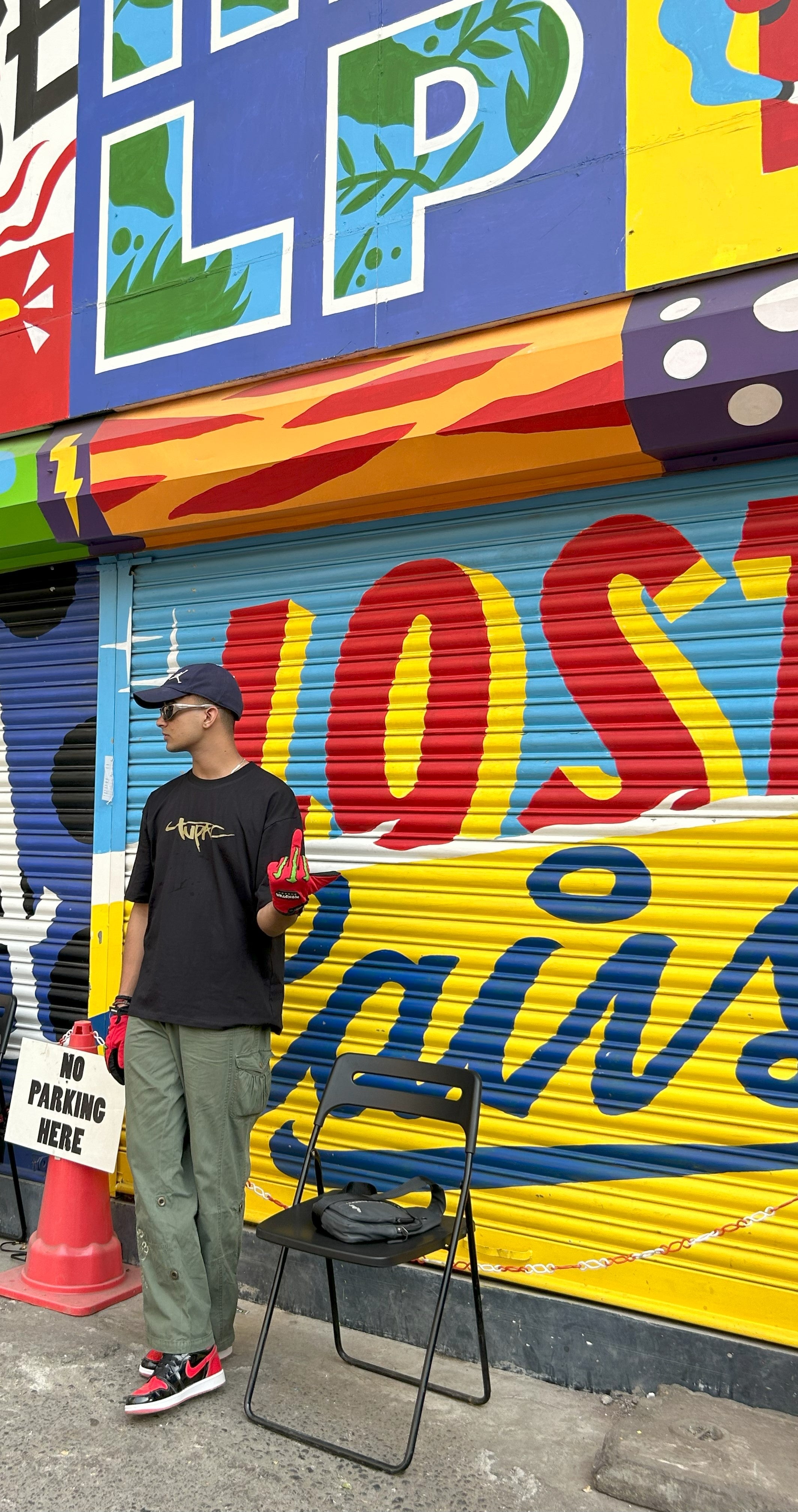 Tupac Reflective Oversize T-shirt