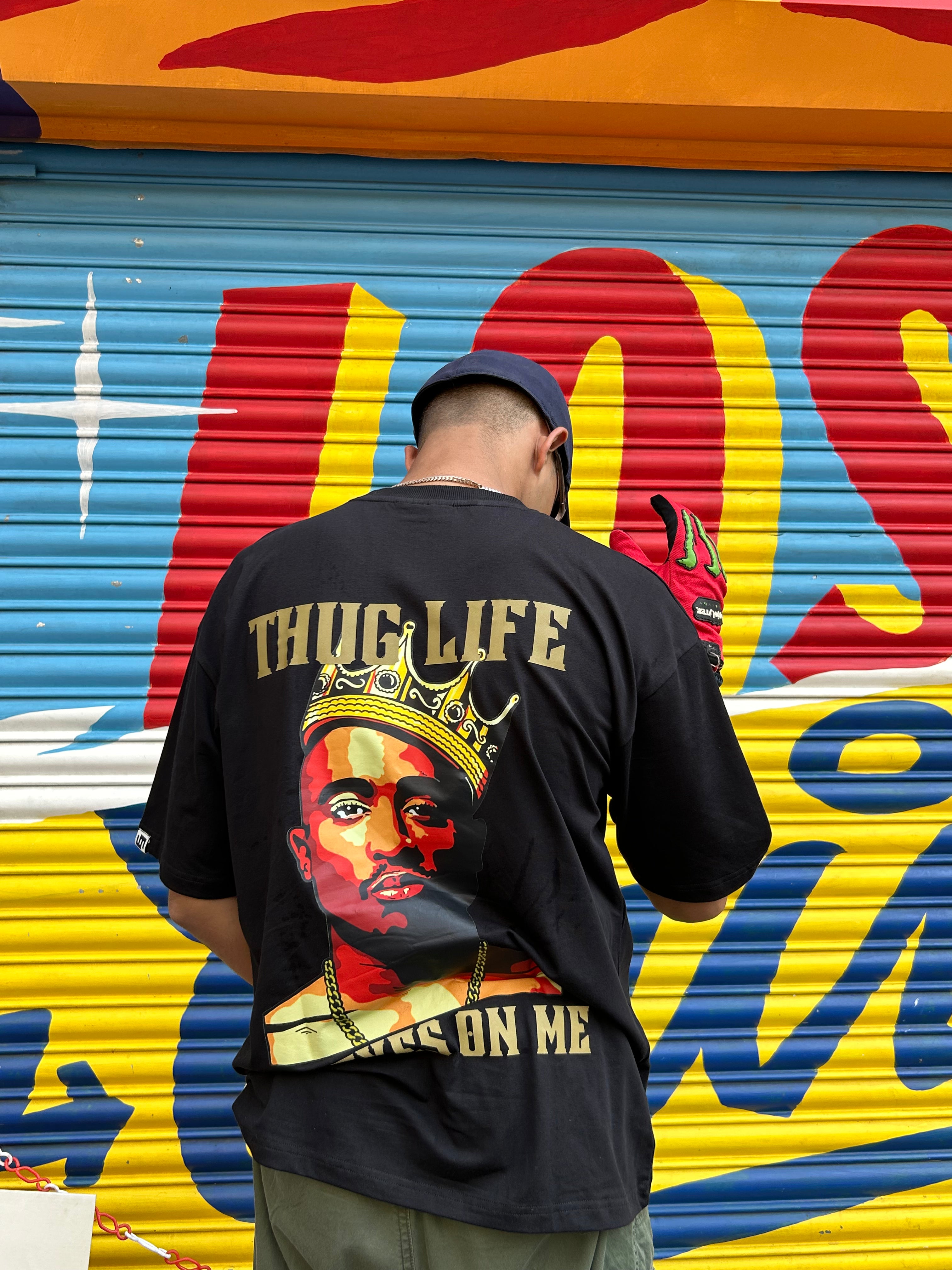 Tupac Reflective Oversize T-shirt