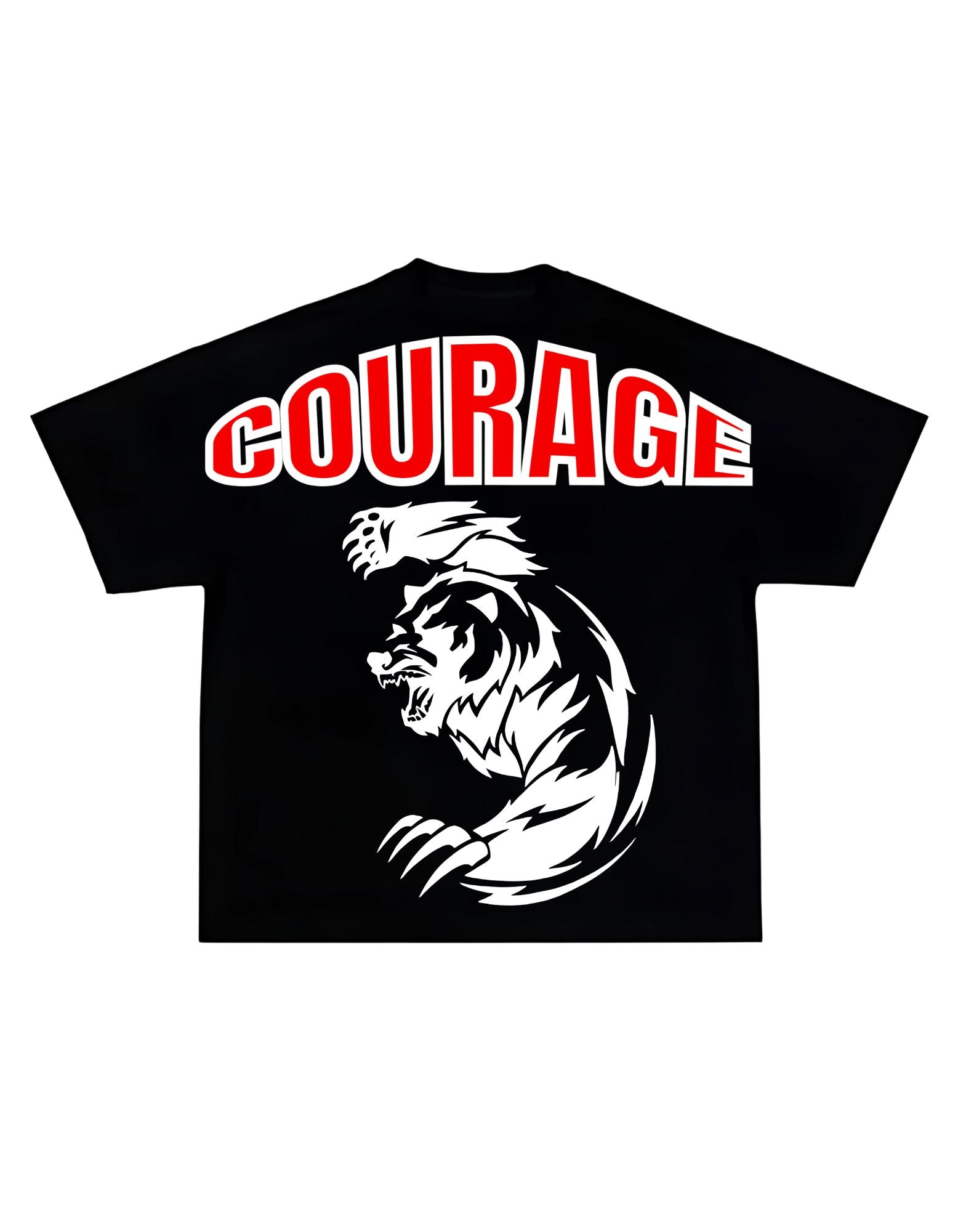 Courage Bear Oversized Tshirt