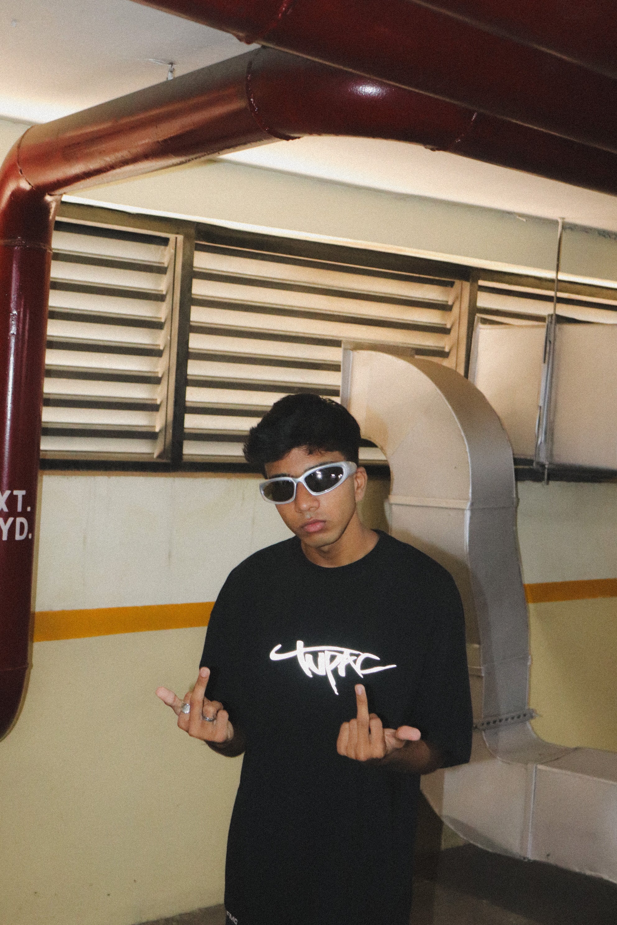 Tupac Reflective Oversize T-shirt