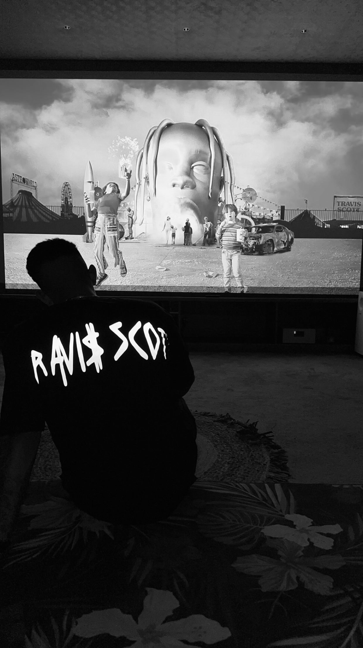 Travis Scott Restricted Reflective Oversize T-shirt