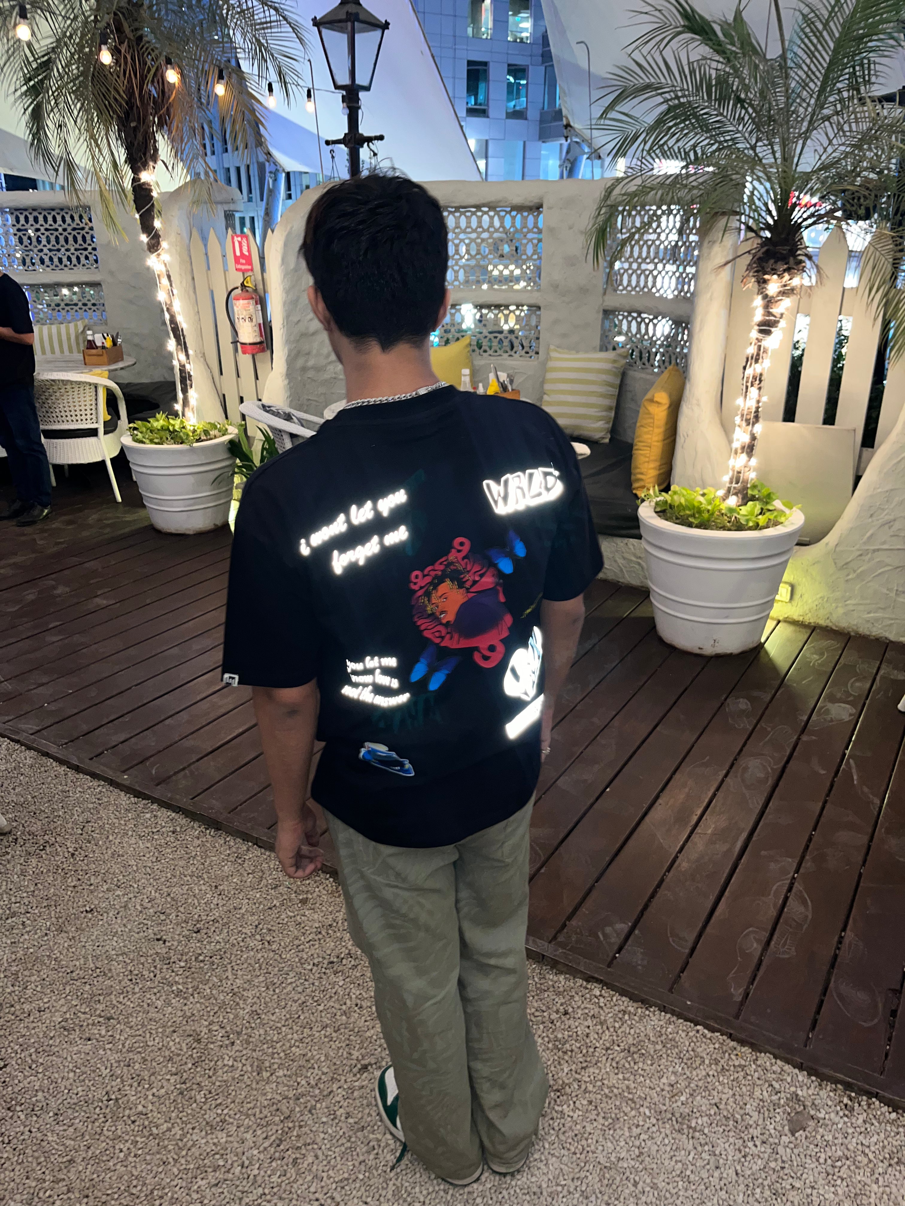 Juice WRLD Reflective Oversize Tee