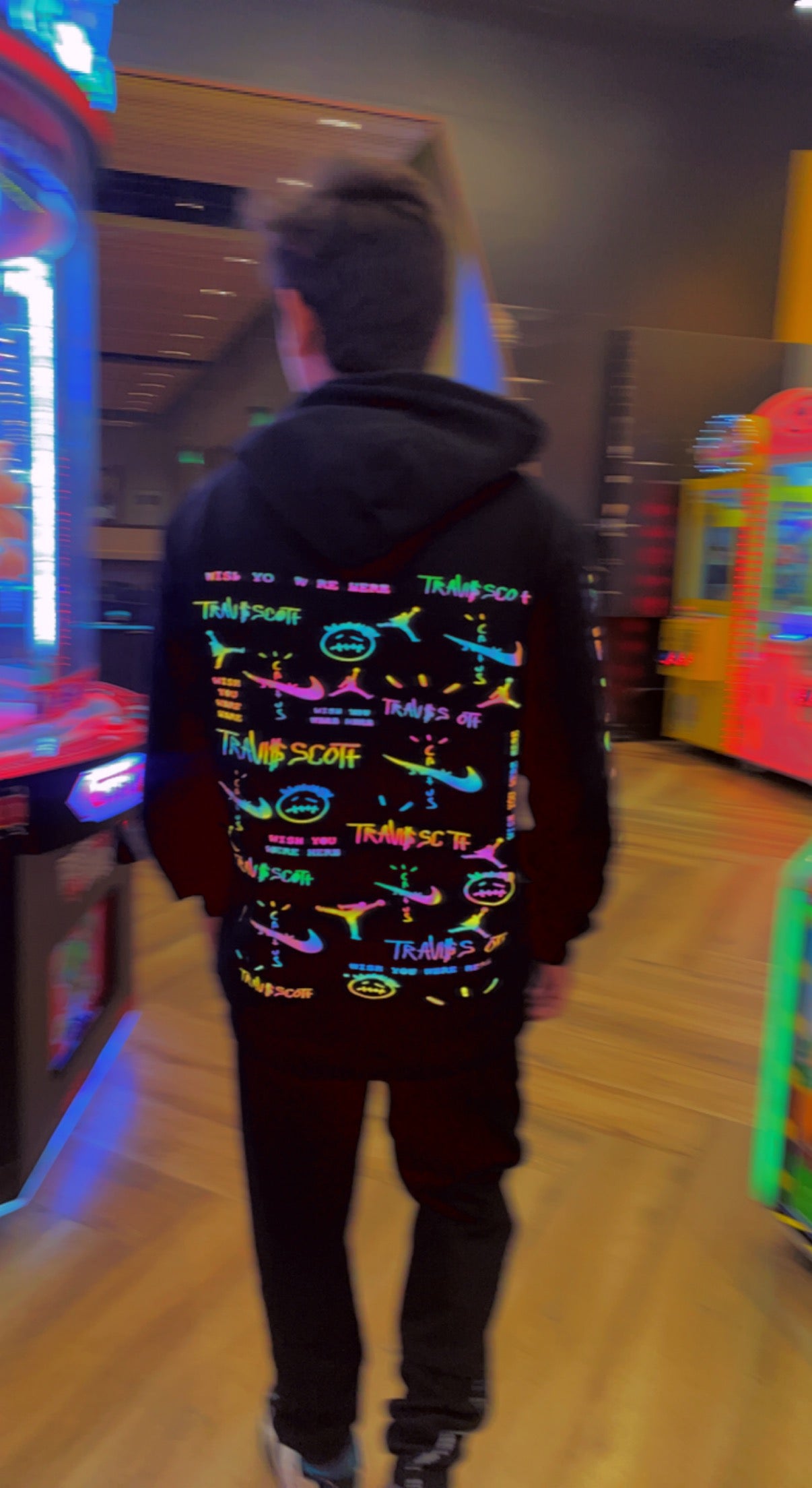 Travis Scott Cactus Jack Rainbow Reflective Hoodie