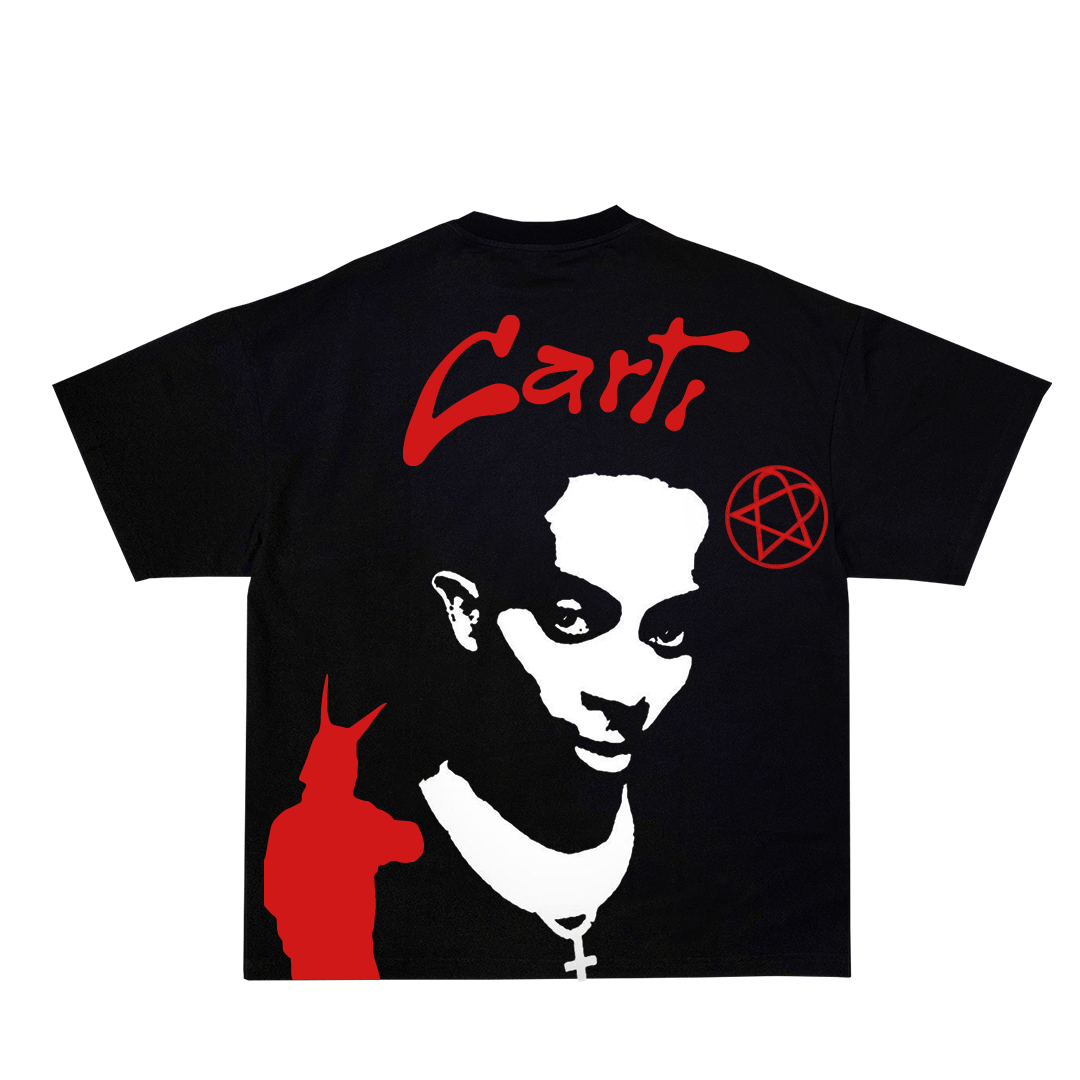 Playboi Carti All Red Oversized Tshirt