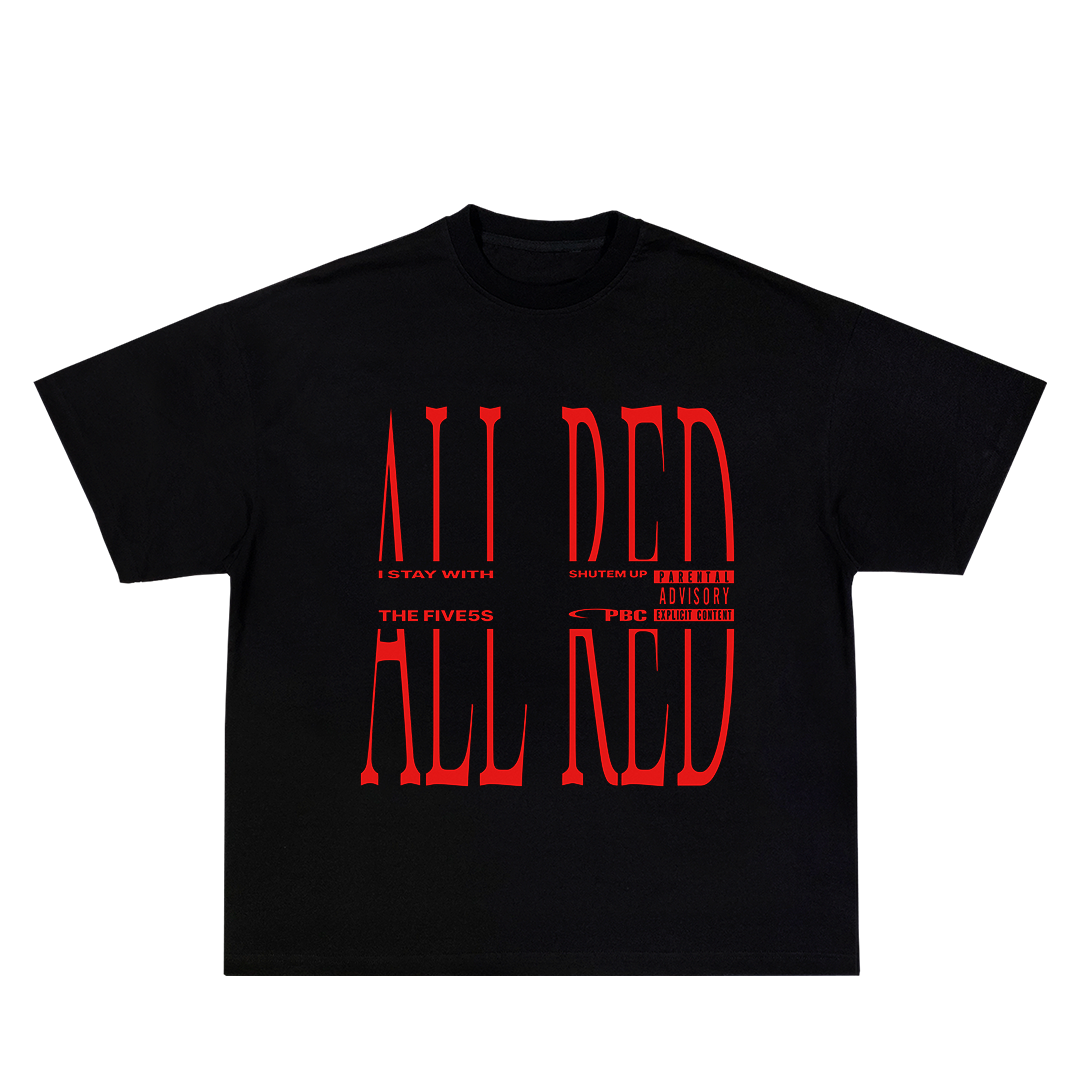 Playboi Carti All Red Oversized Tshirt