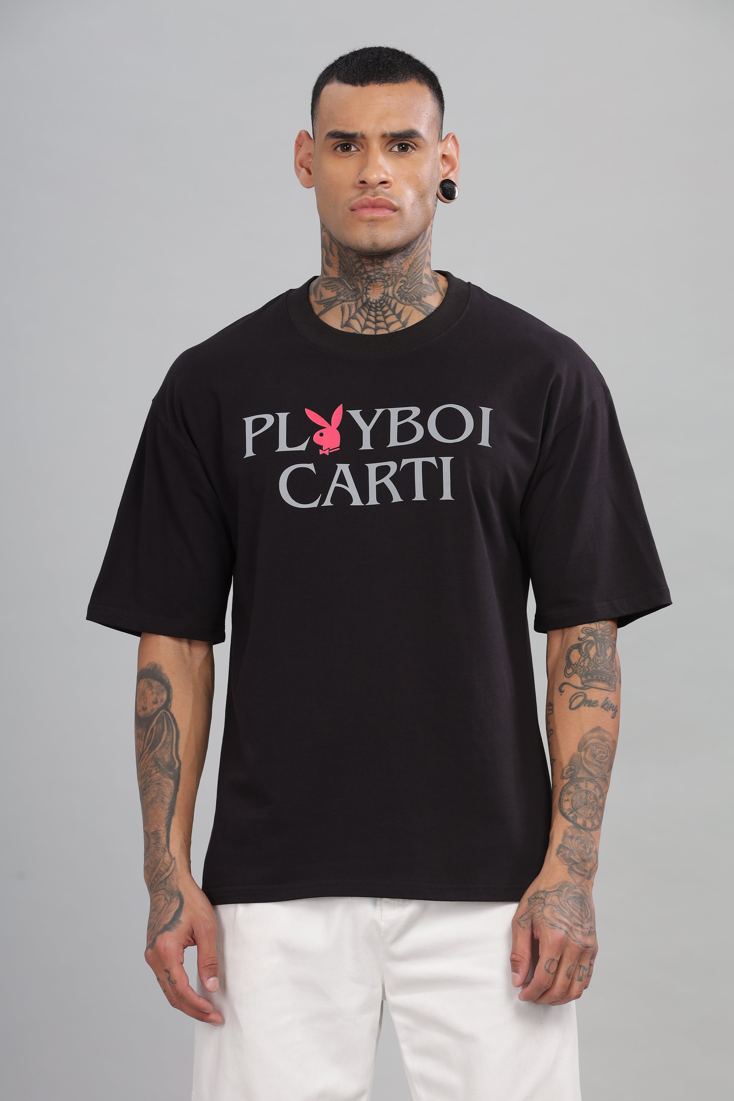 Playboi Carti Reflective Oversize Tee