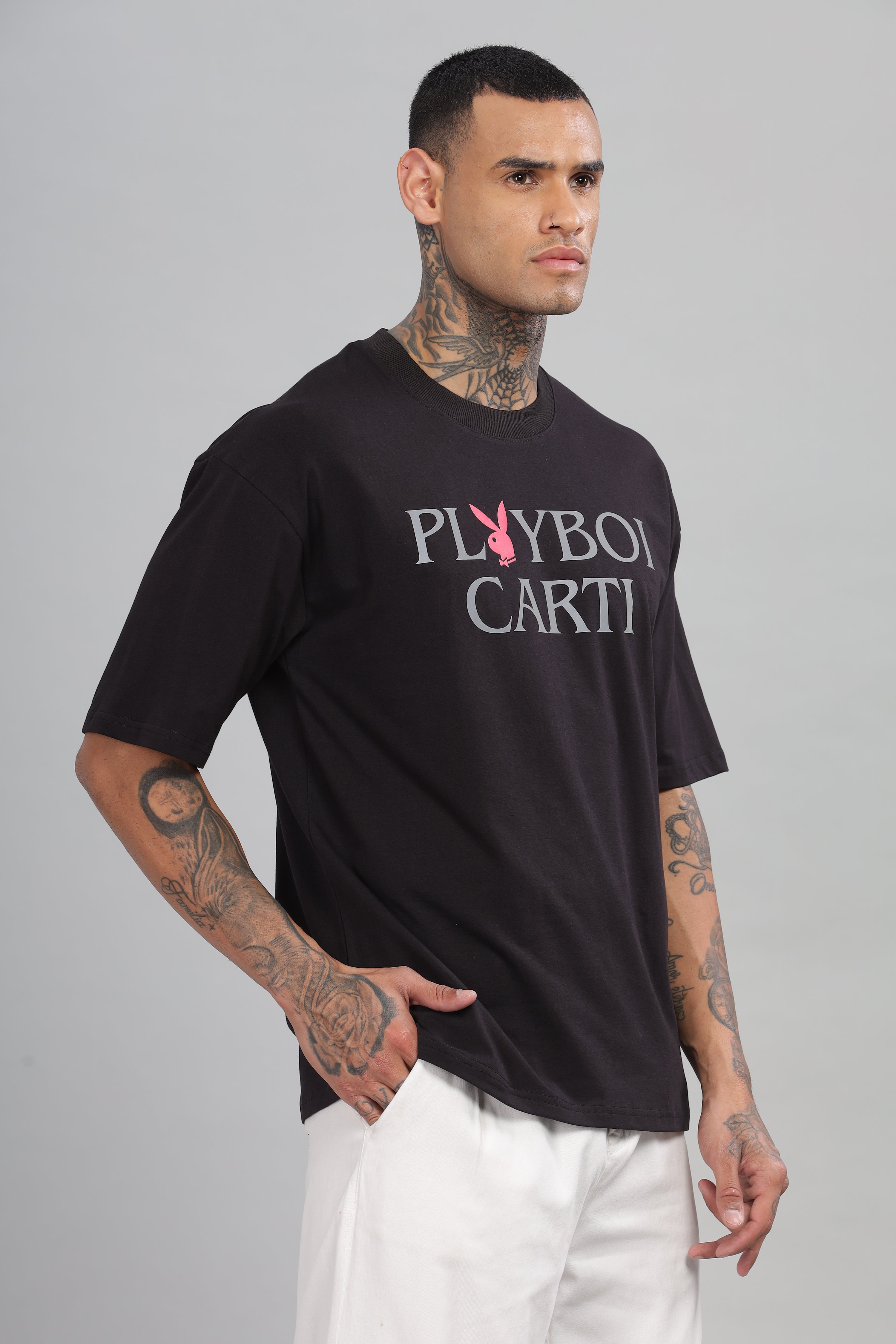 Playboi Carti Reflective Oversize Tee