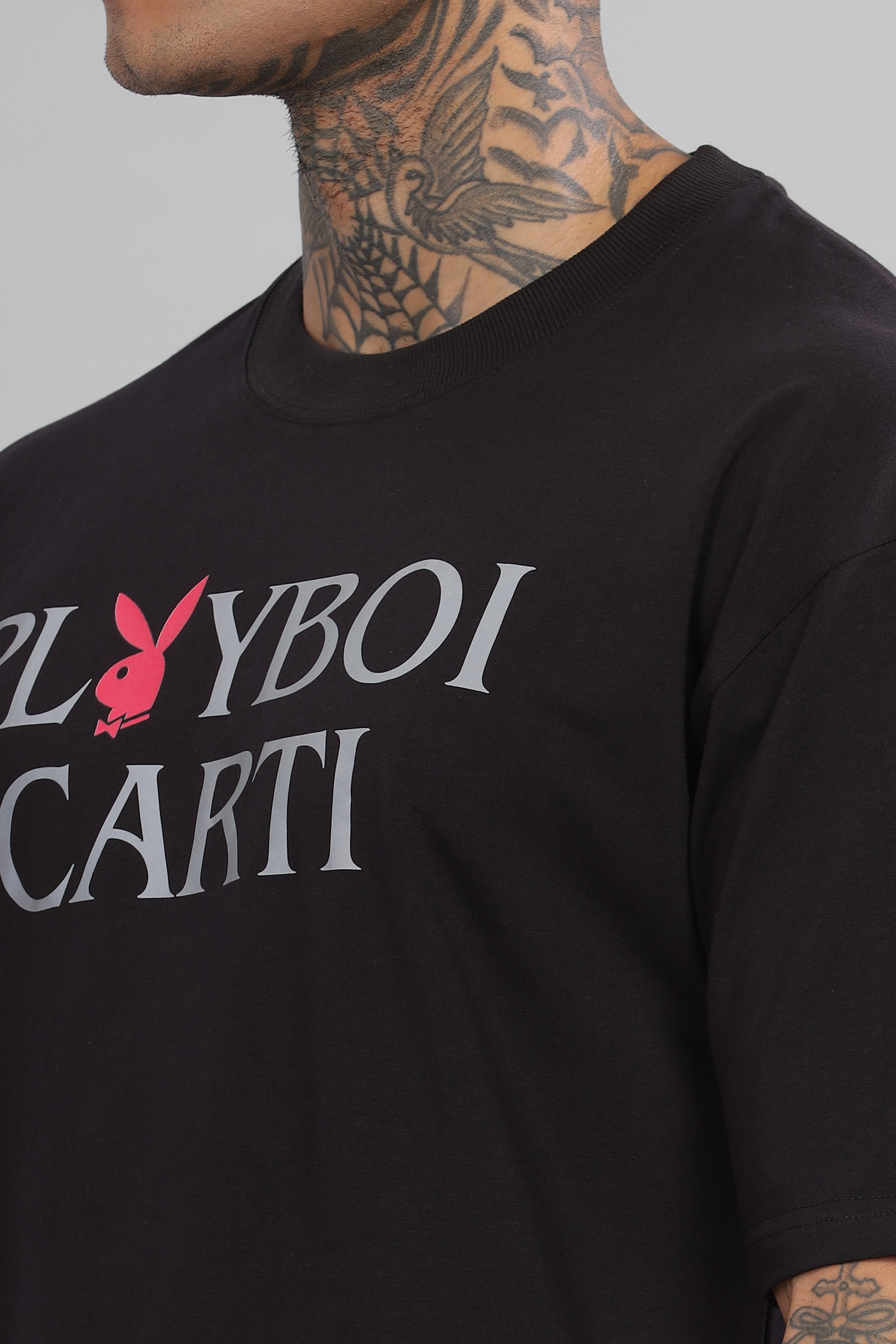 Playboi Carti Reflective Oversize Tee