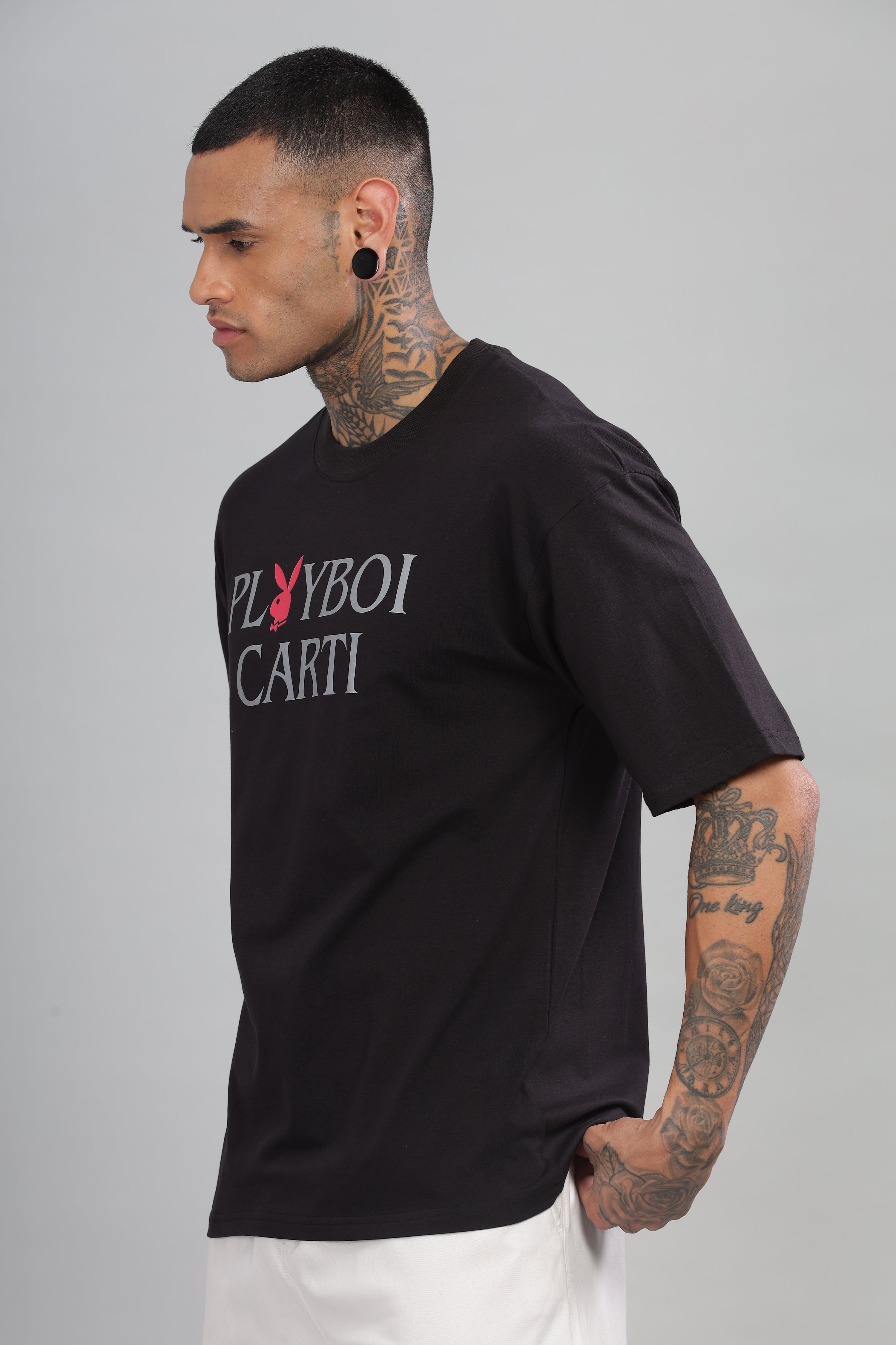 Playboi Carti Reflective Oversize Tee