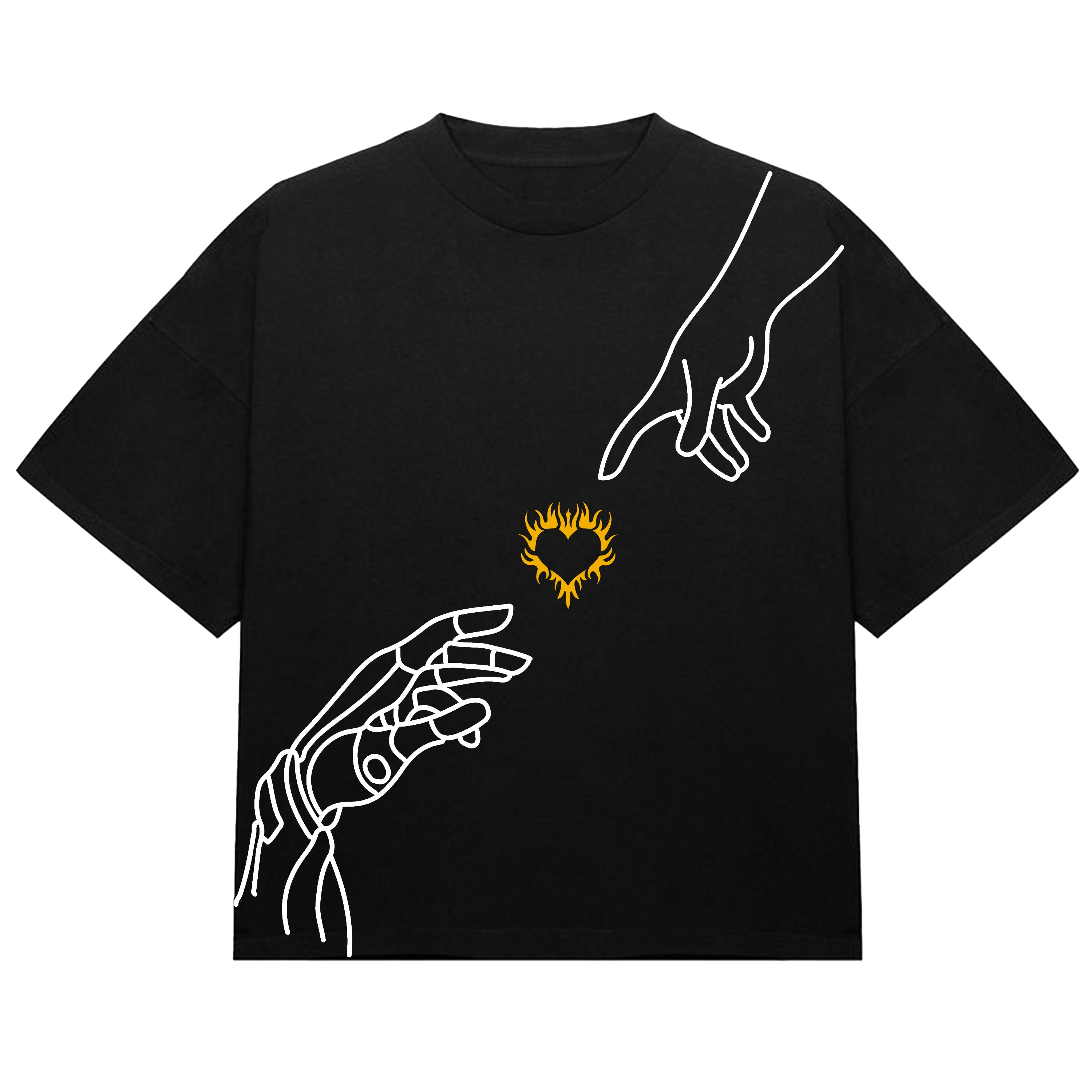 Two Souls Oversize Reflective T-shirt