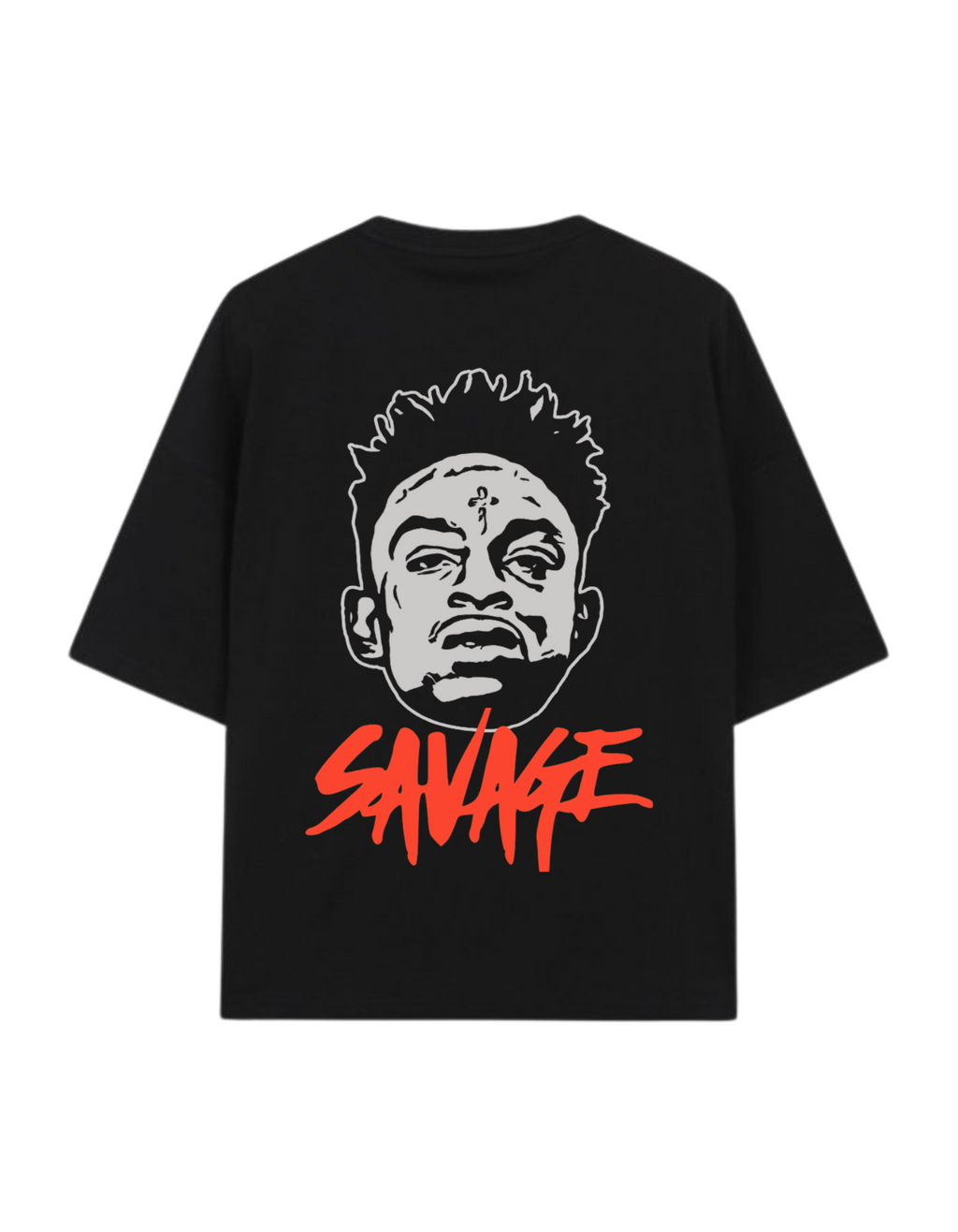 21 Savage Reflective Oversized Tee