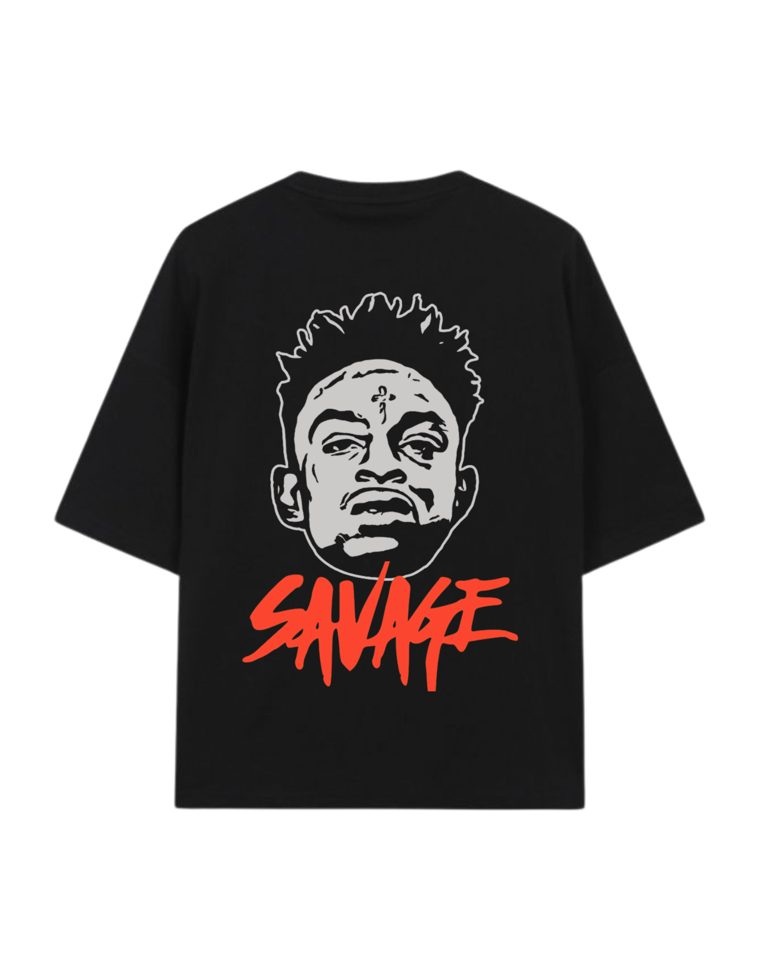 21 Savage Reflective Oversized Tee