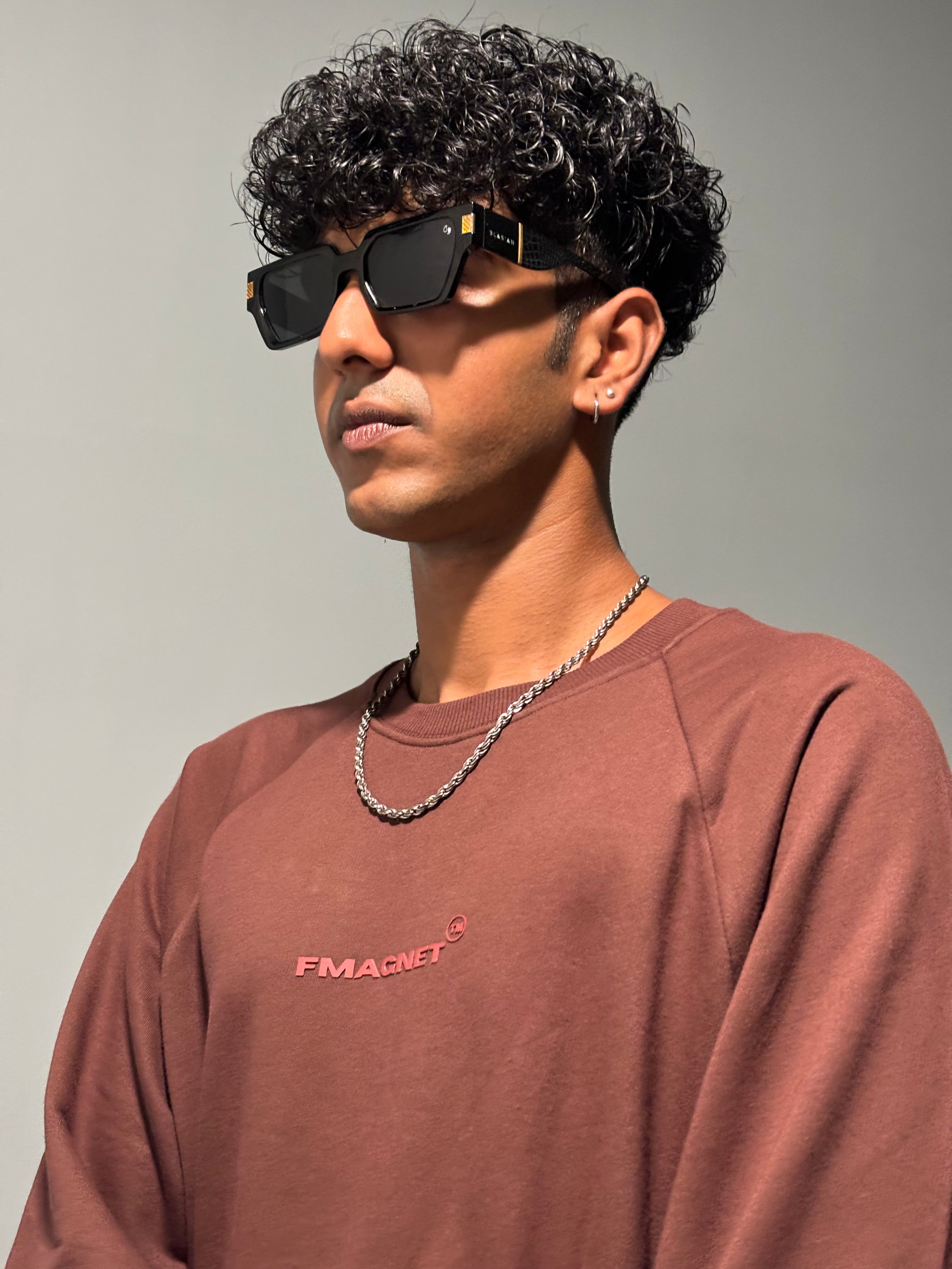 Rich Brown Essential Heavyweight Oversized T-Shirt