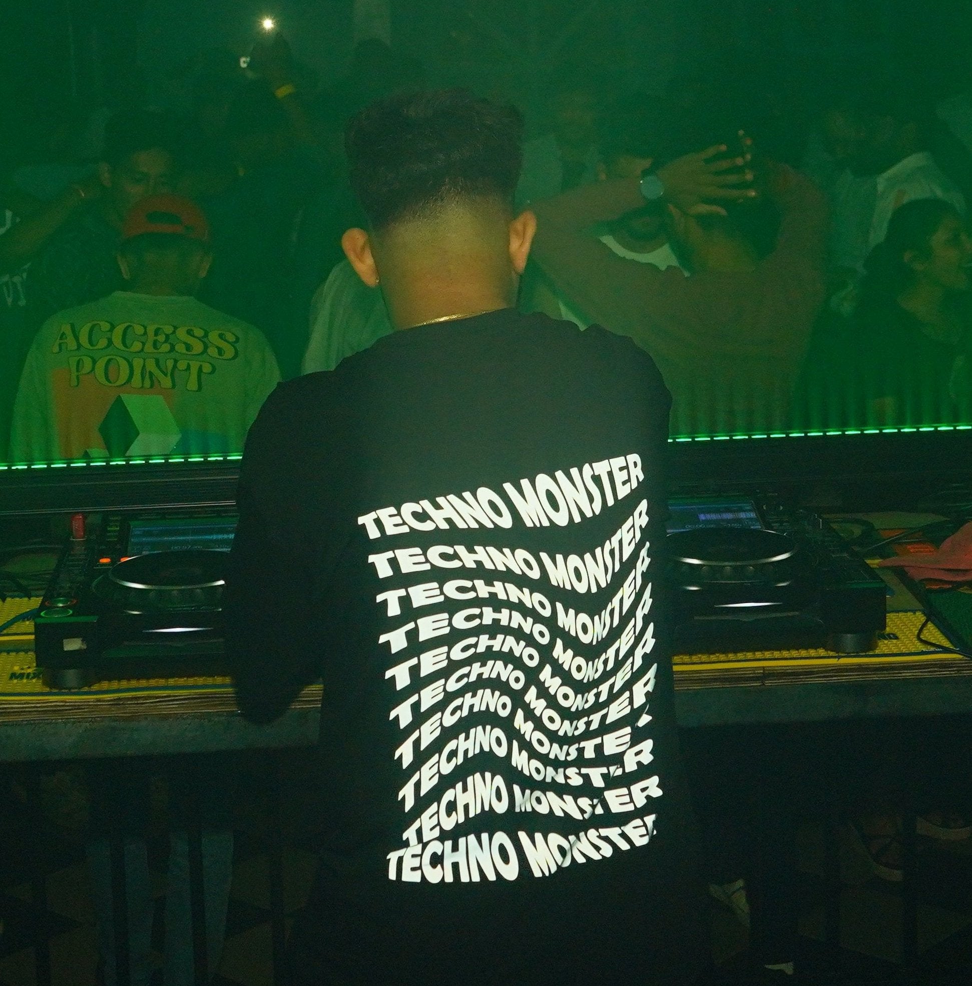 Deep Techno Reflective Oversize T-shirt