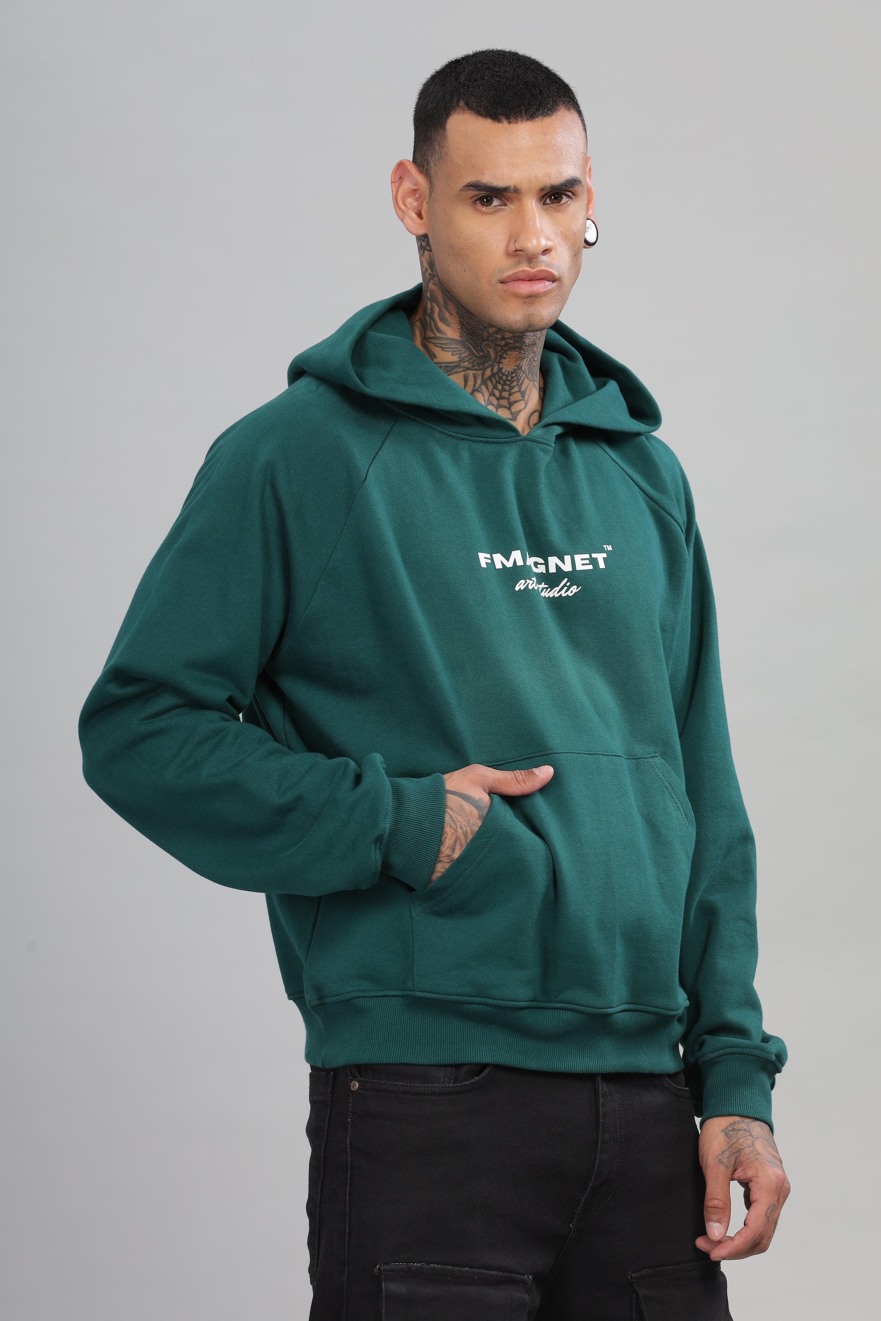 Emerald Green Heavyweight Unisex Hoodie