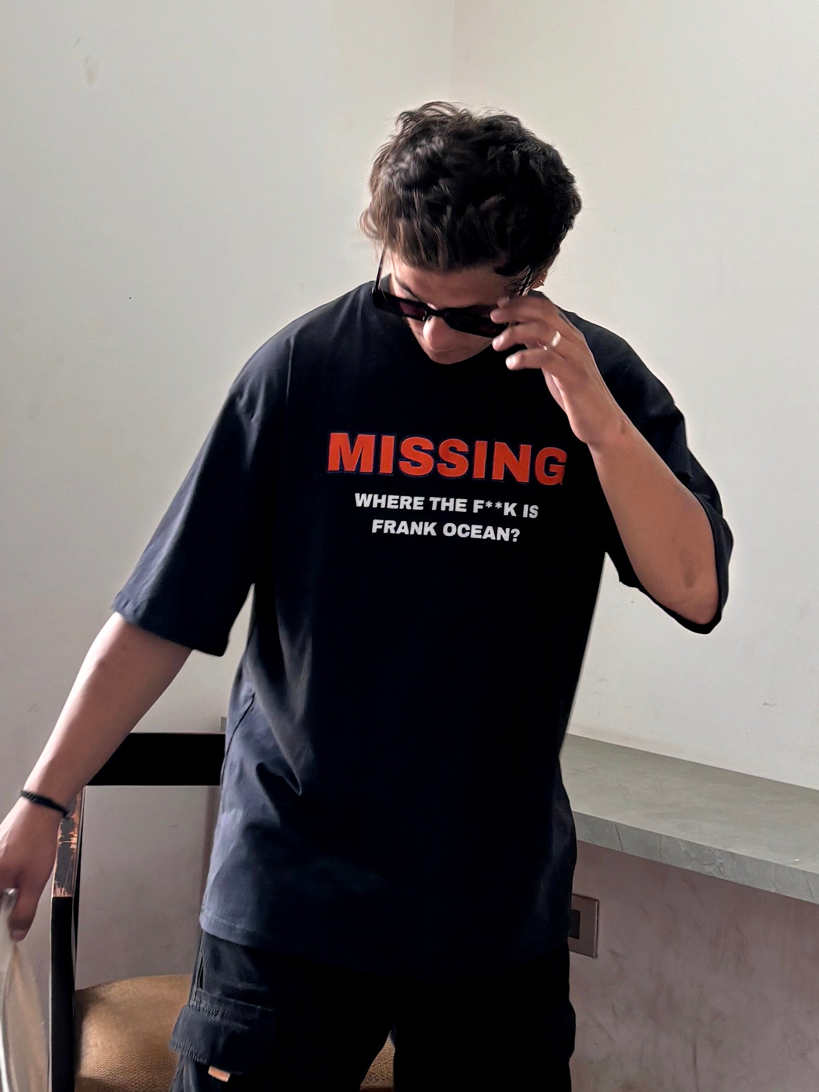 Frank Ocean Missing Oversize T-shirt