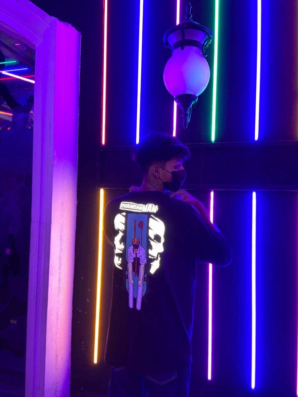 Chainsawman Oversize Reflective T-shirt
