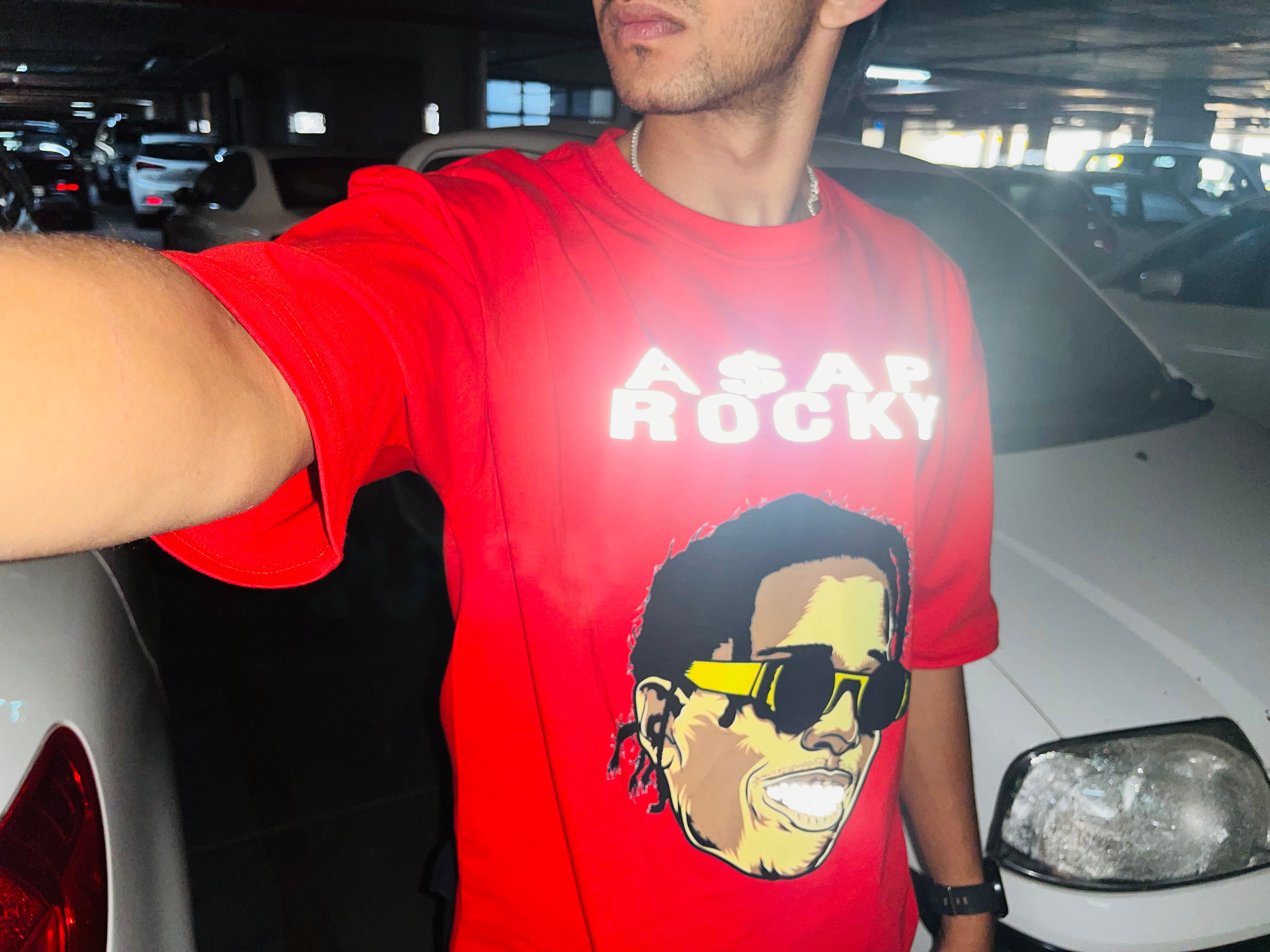 A$AP Rocky Reflective Oversize T-Shirt