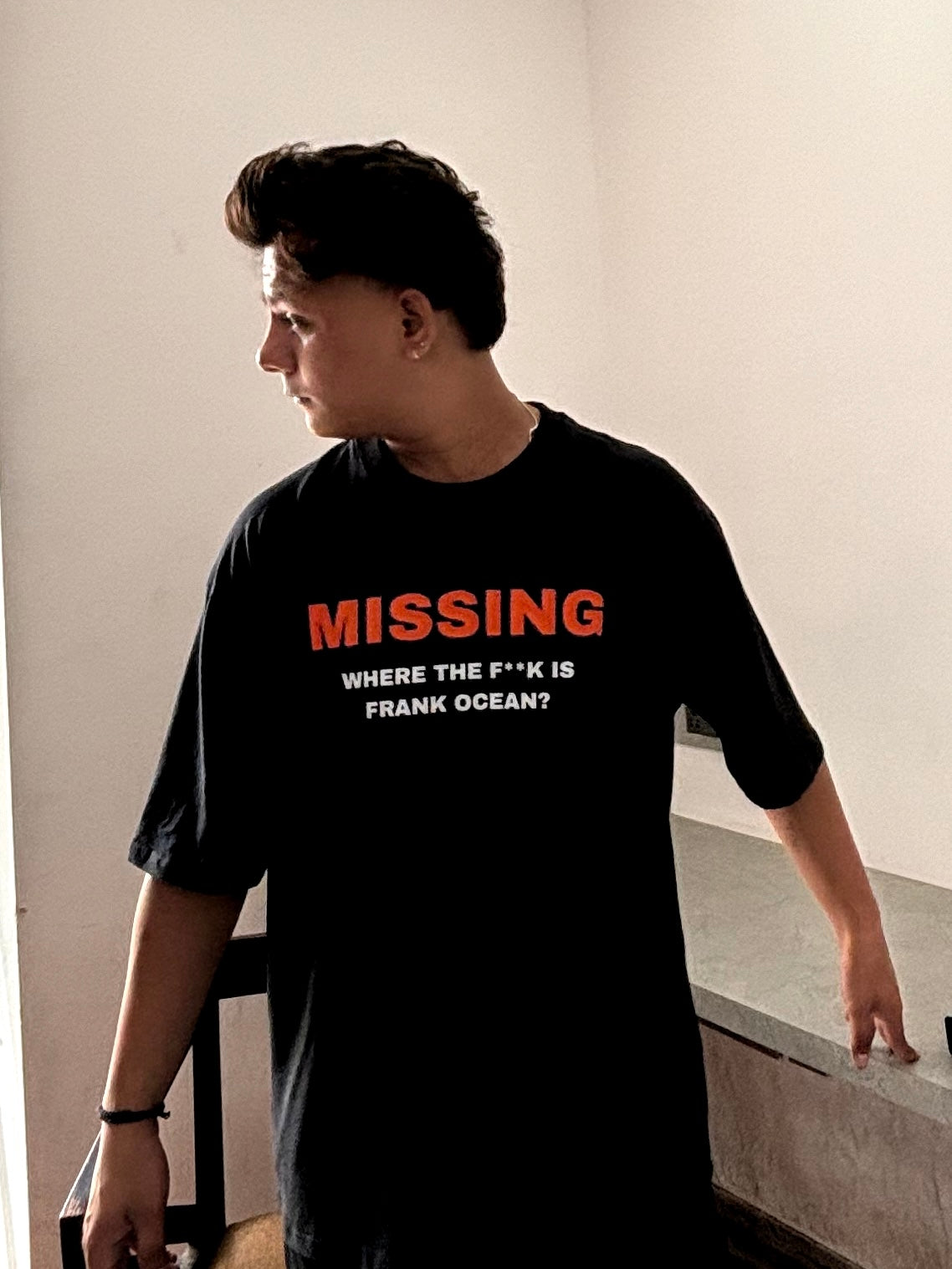 Frank Ocean Missing Oversize T-shirt