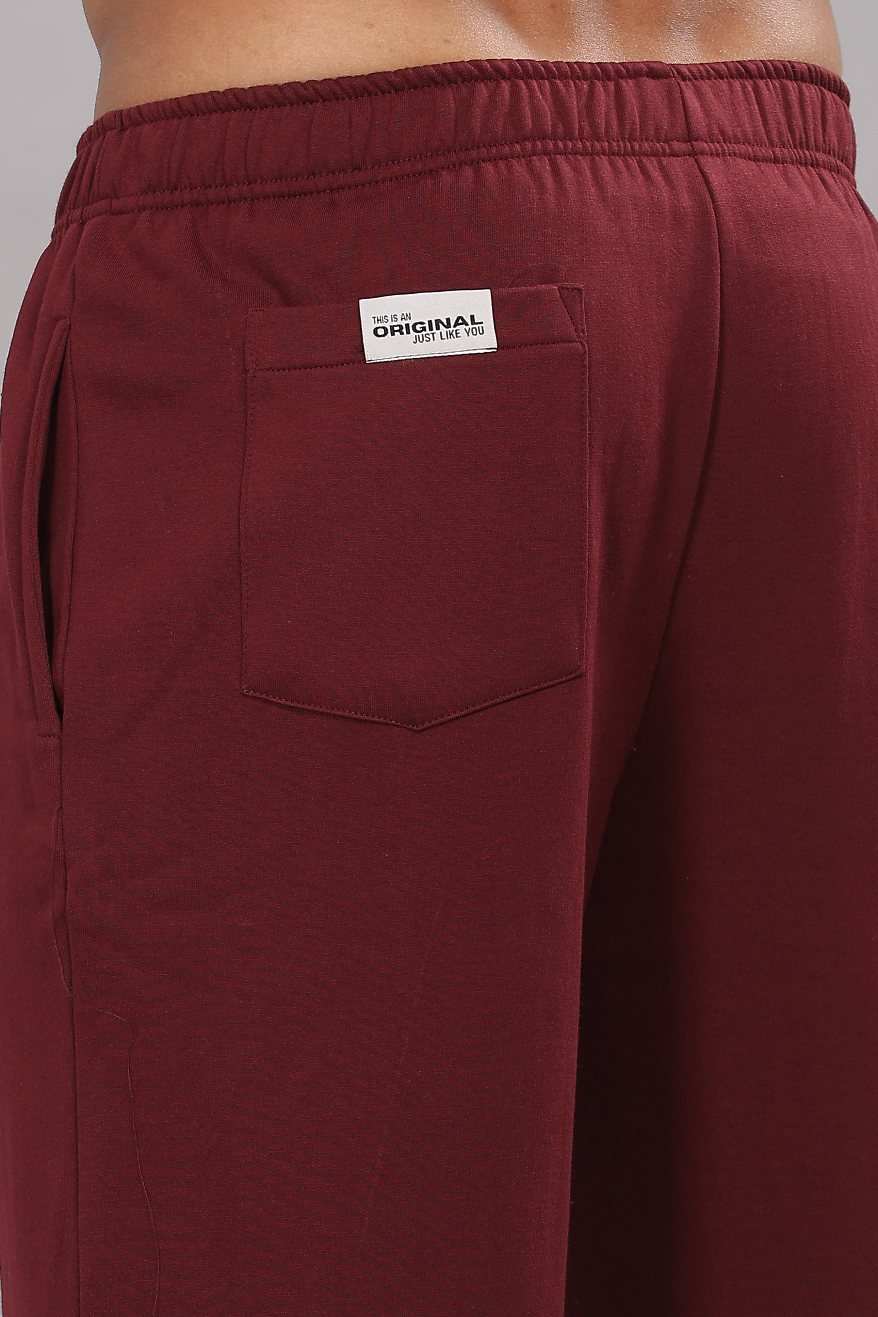 Triple Snap Sweatpants - Merlot