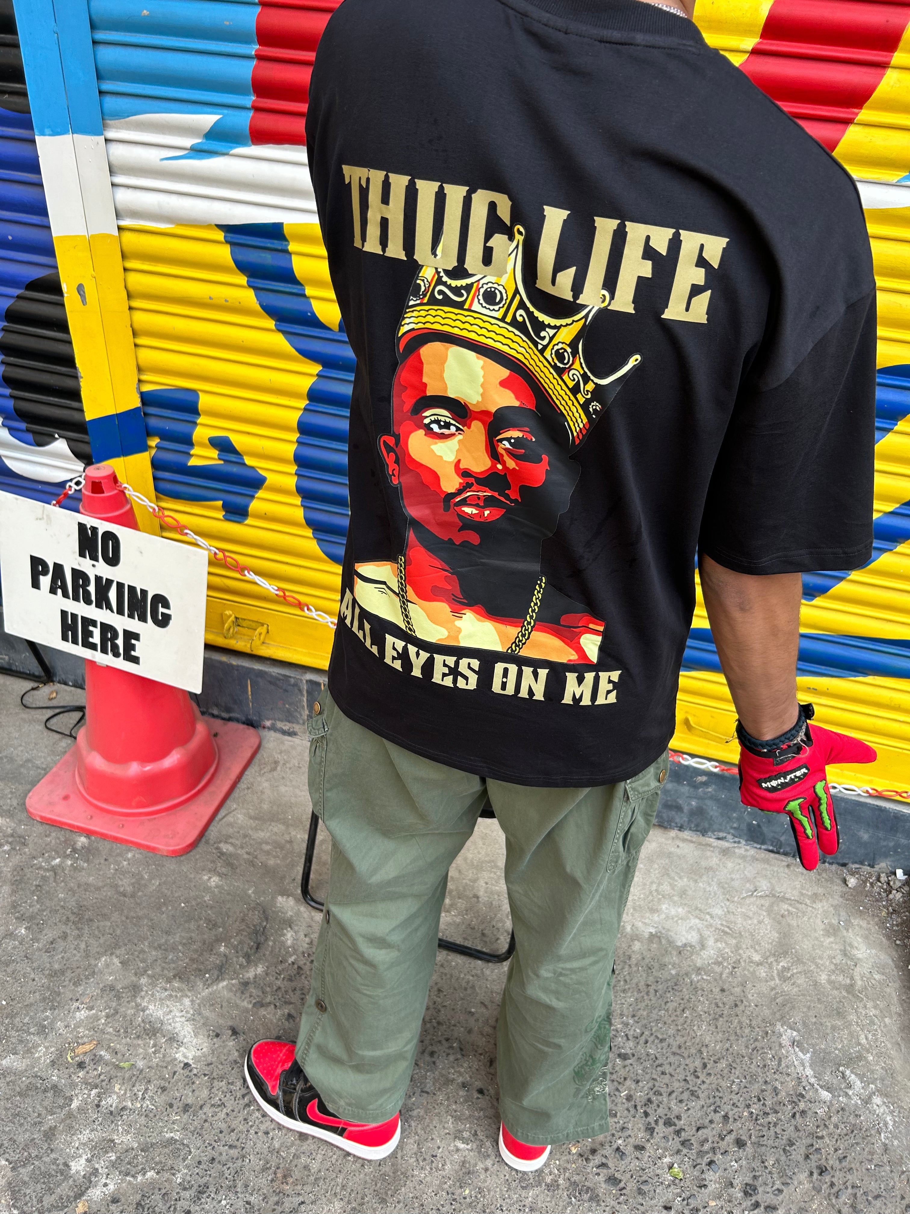 Tupac Reflective Oversize T-shirt