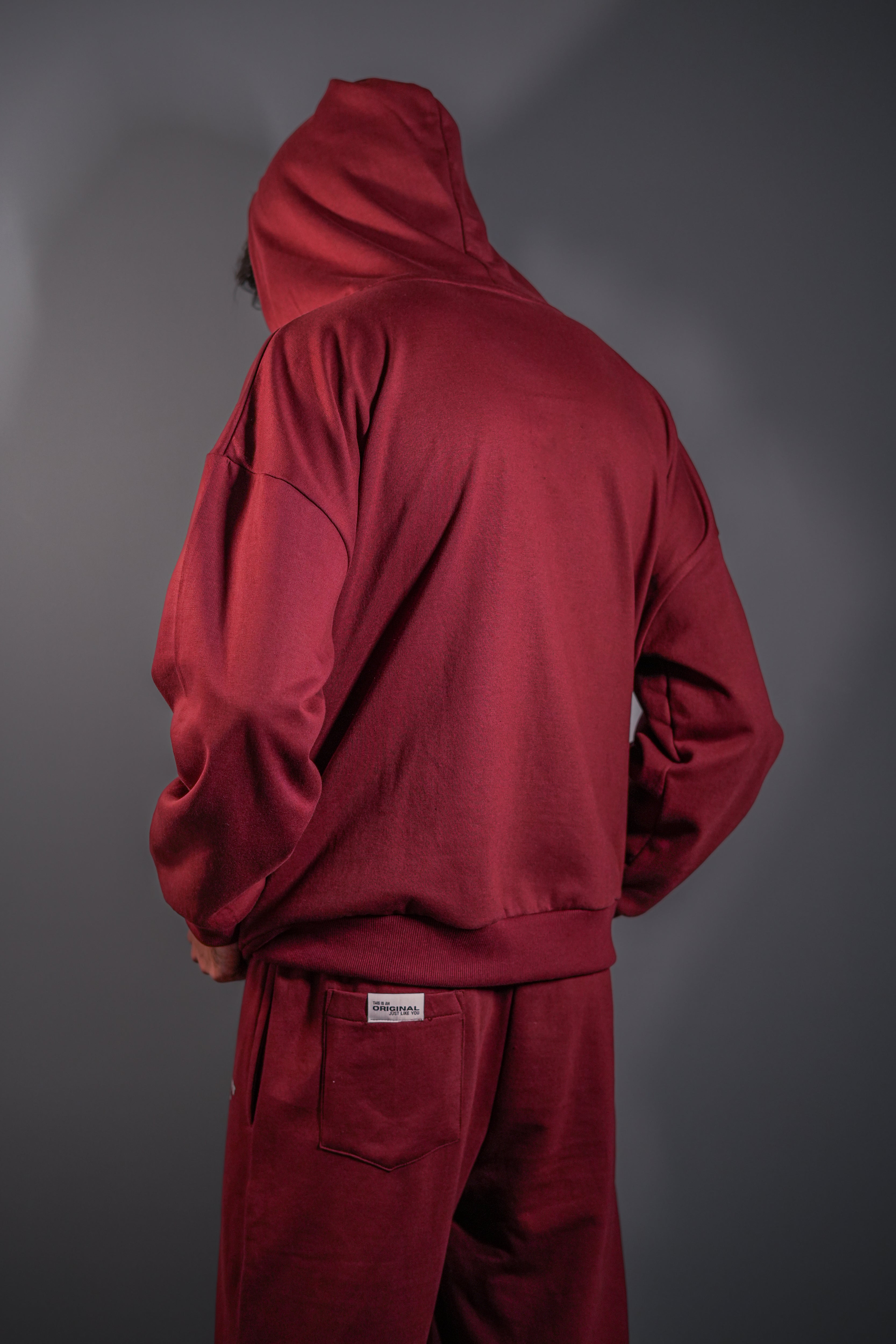 Triple Snap Sweatpants - Merlot