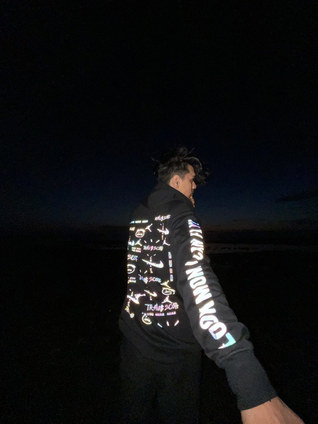 Travis Scott Cactus Jack Rainbow Reflective Hoodie