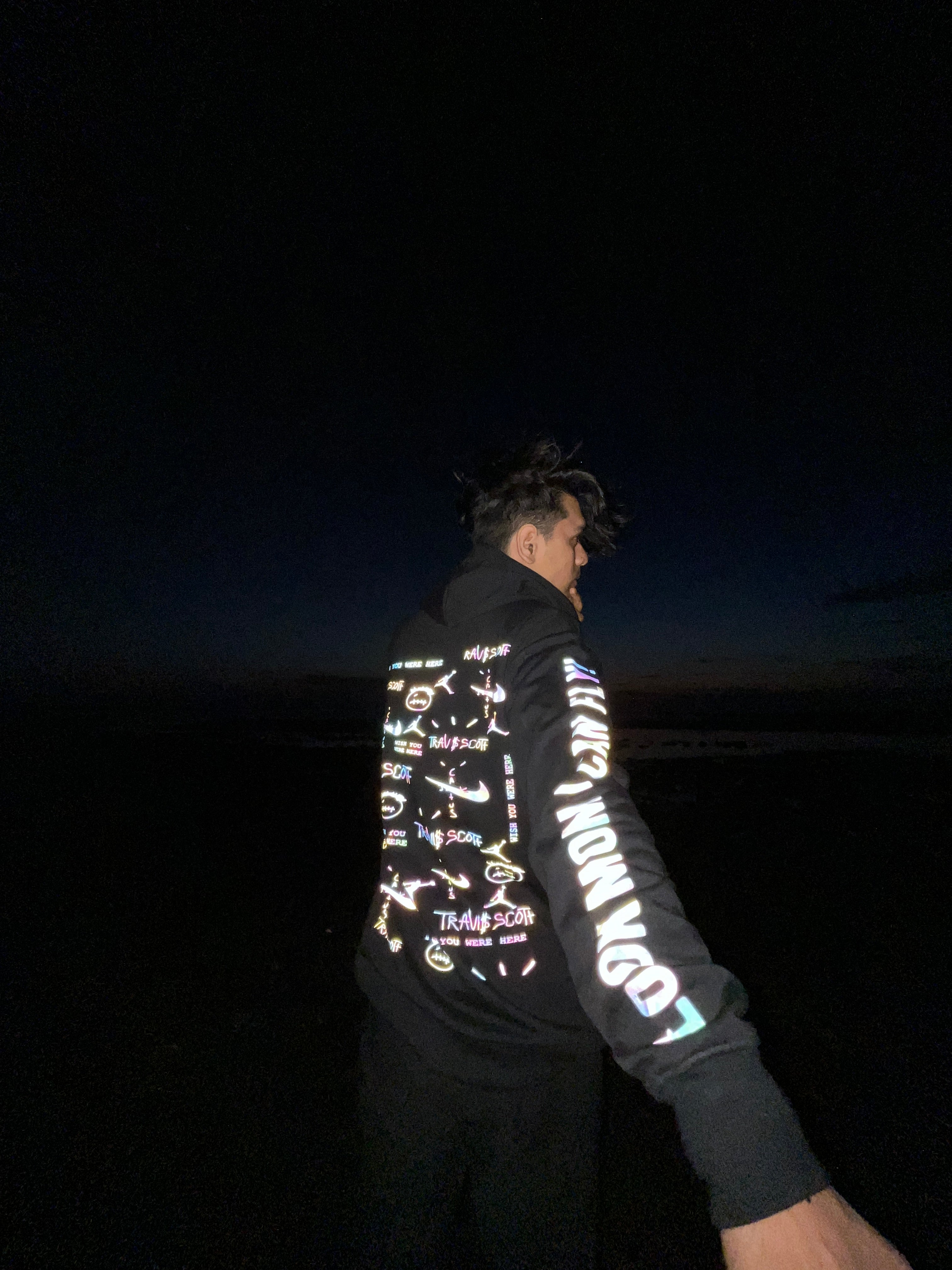 Travis Scott Cactus Jack Rainbow Reflective Hoodie