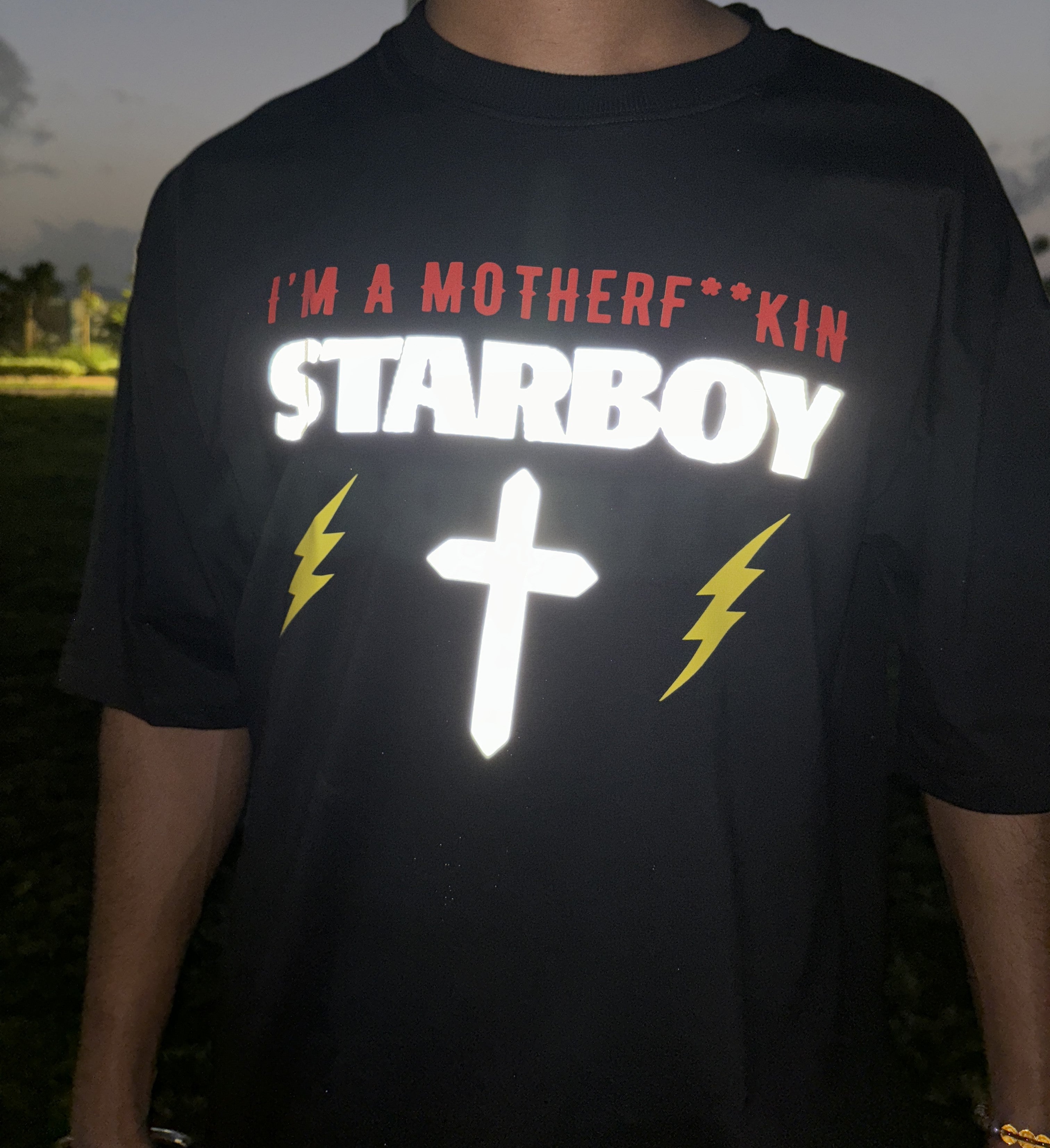 The Weeknd Starboy Reflective T-Shirt