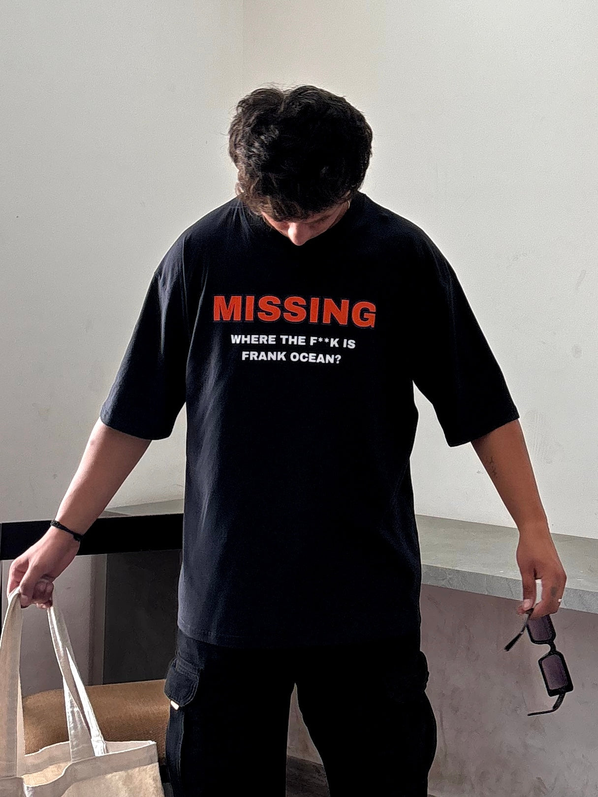 Frank Ocean Missing Oversize T-shirt