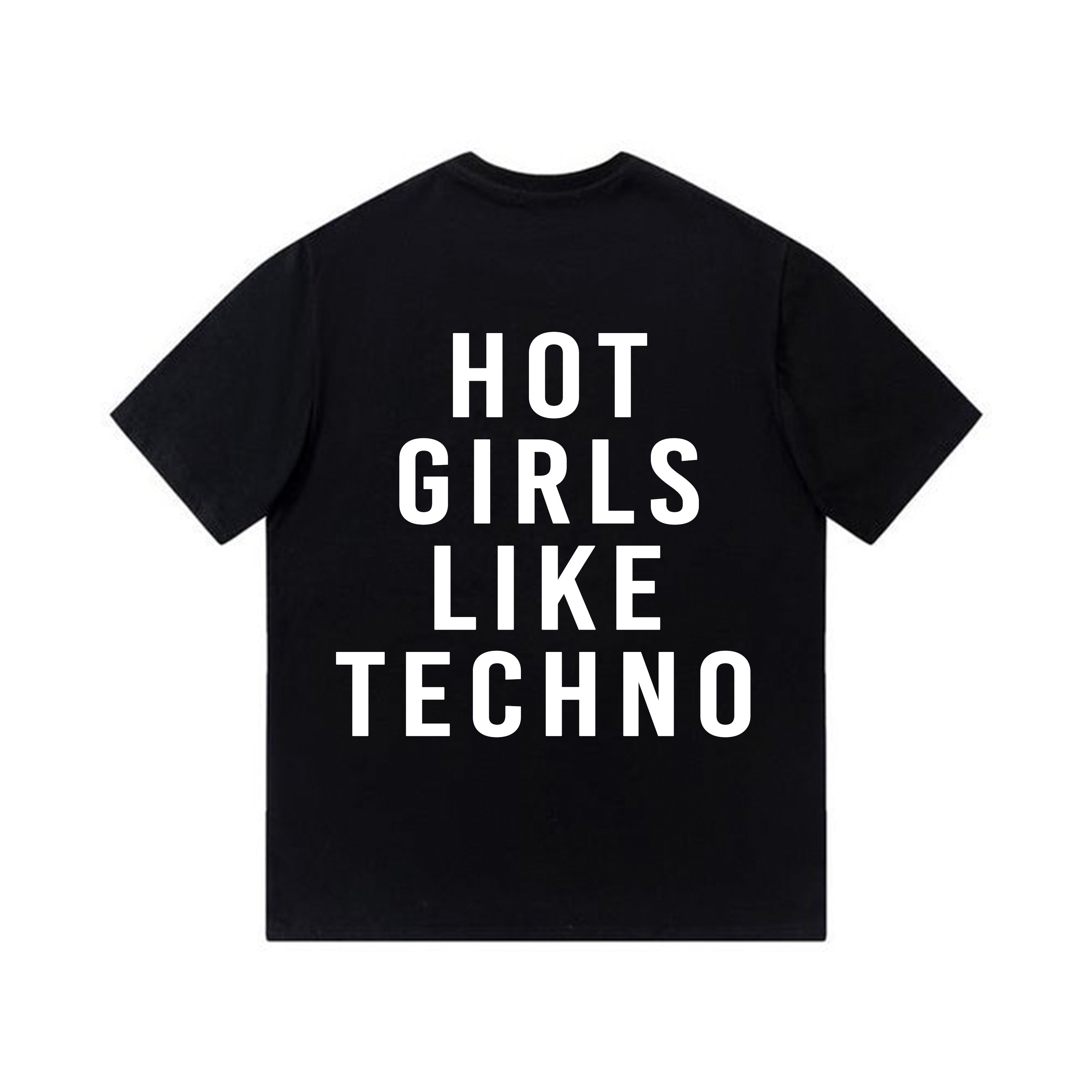 HOT Girls Like Techno Reflective Tshirt