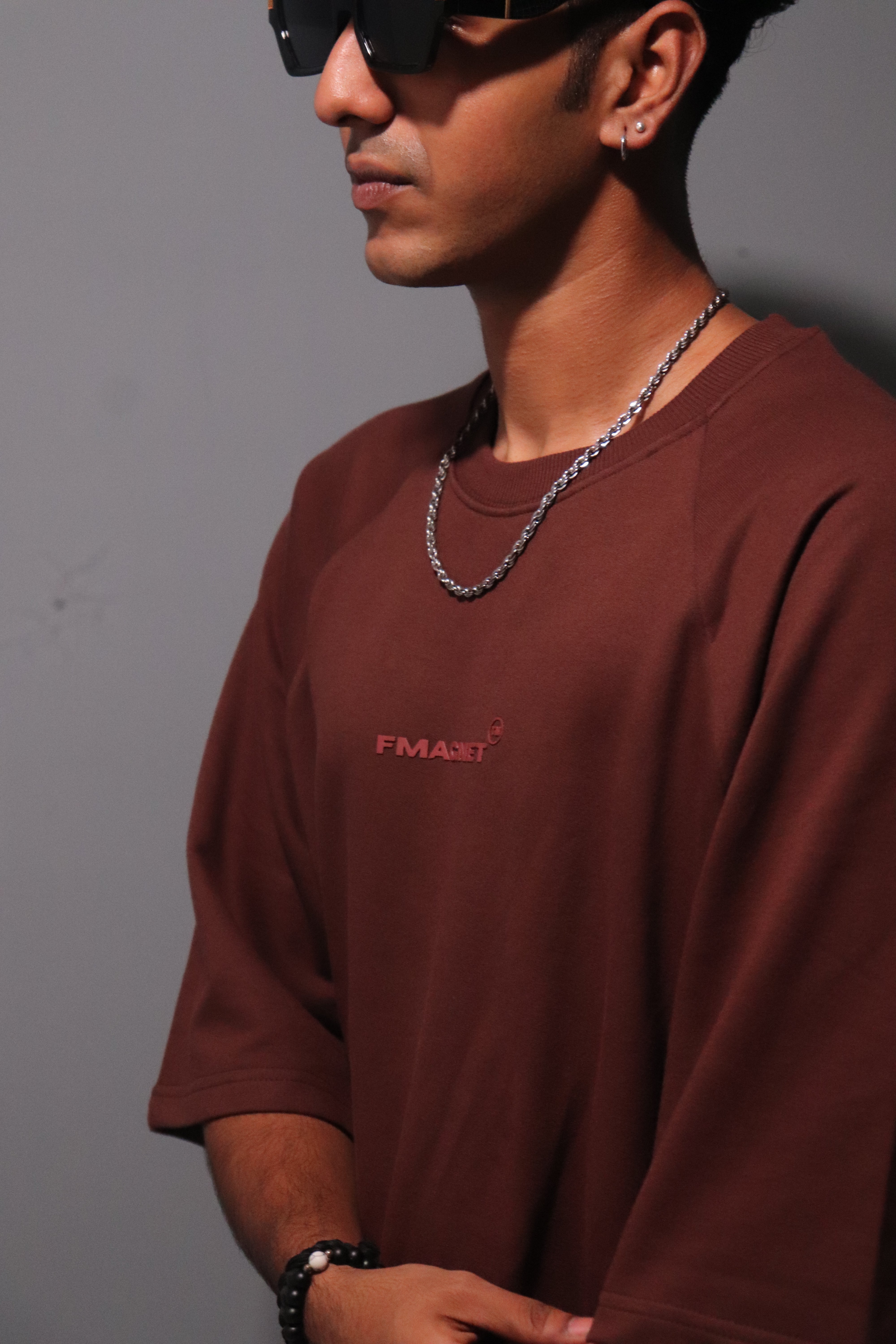 Rich Brown Essential Heavyweight Oversized T-Shirt