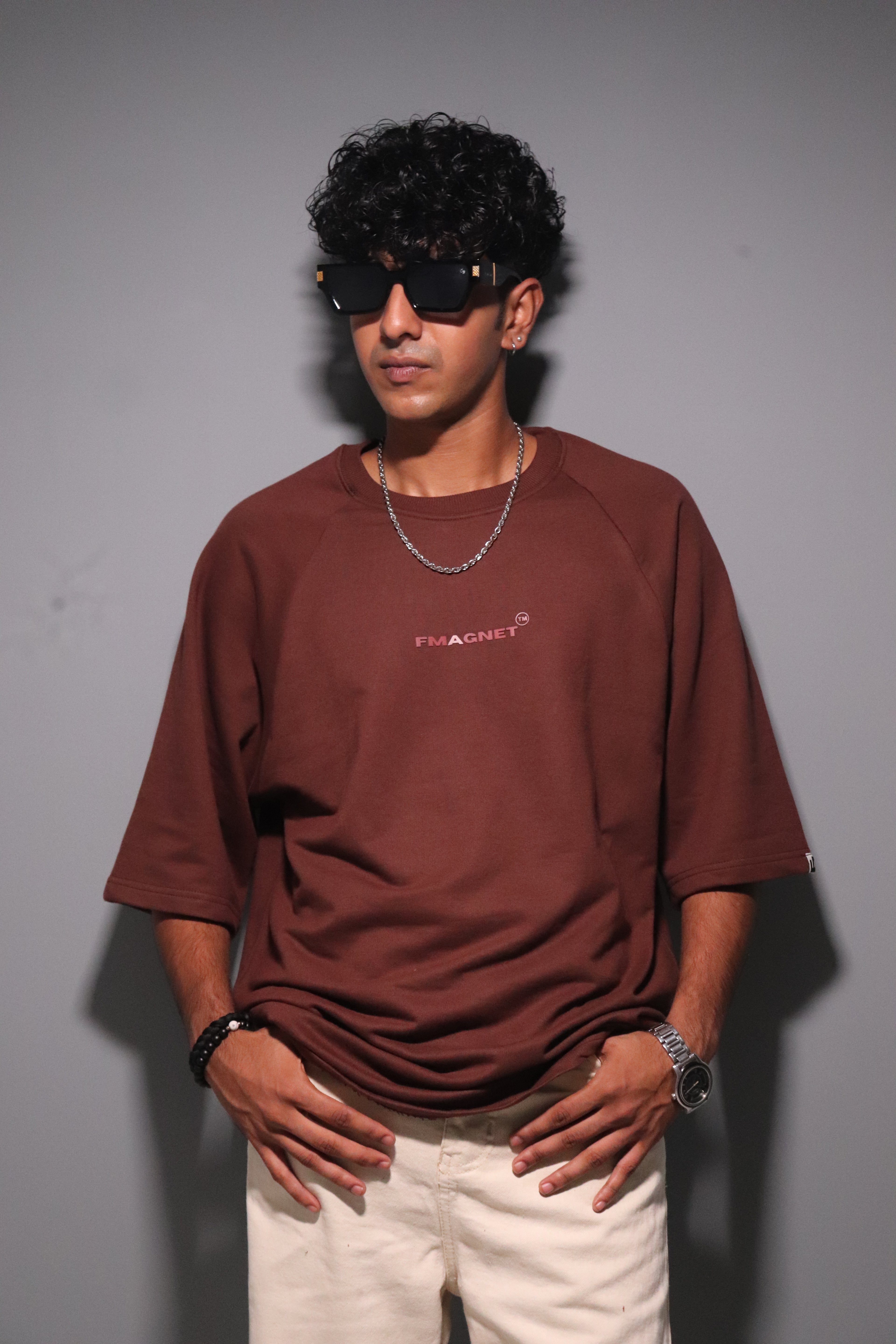 Rich Brown Essential Heavyweight Oversized T-Shirt