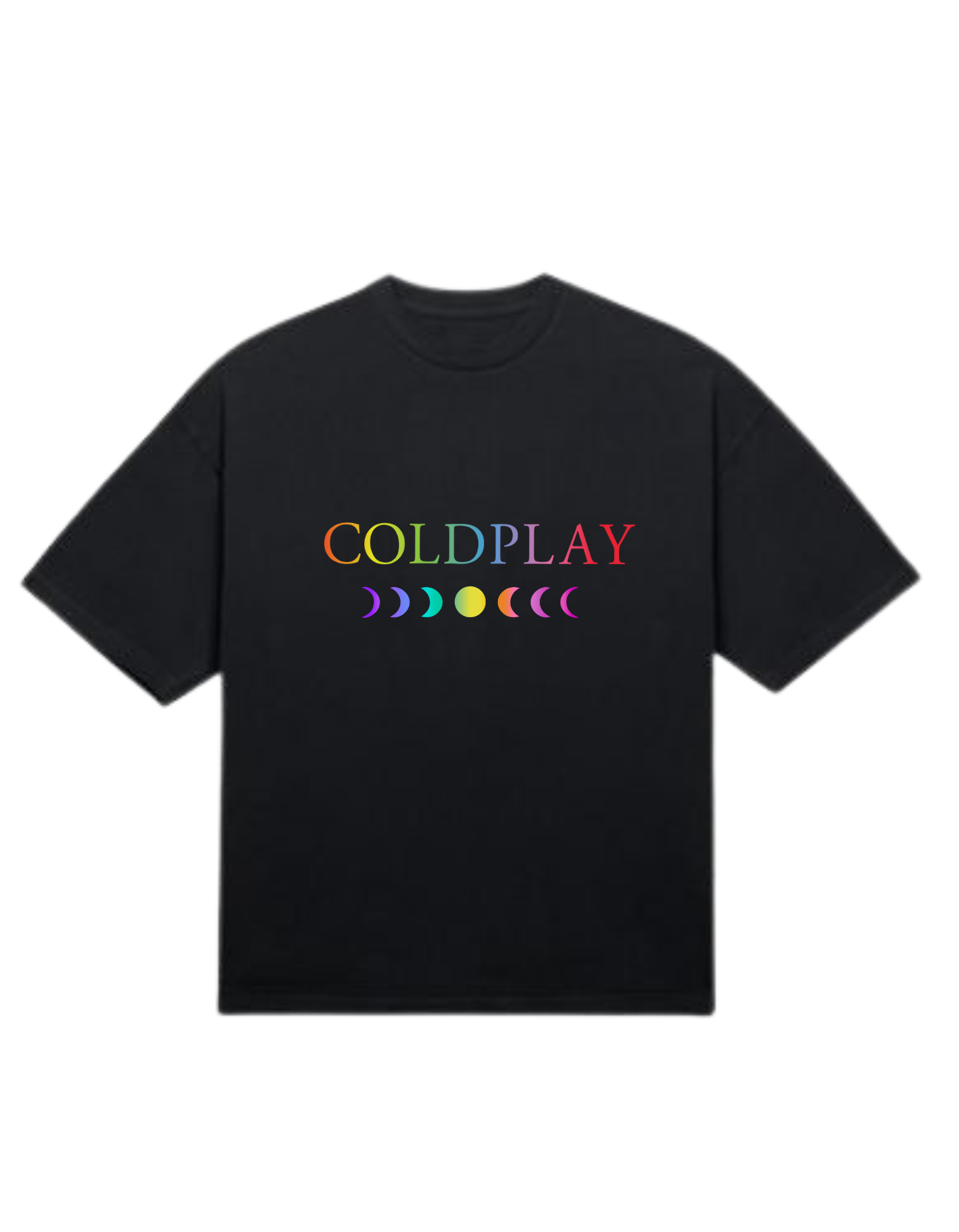 Coldplay Moon Music Reflective T-shirt