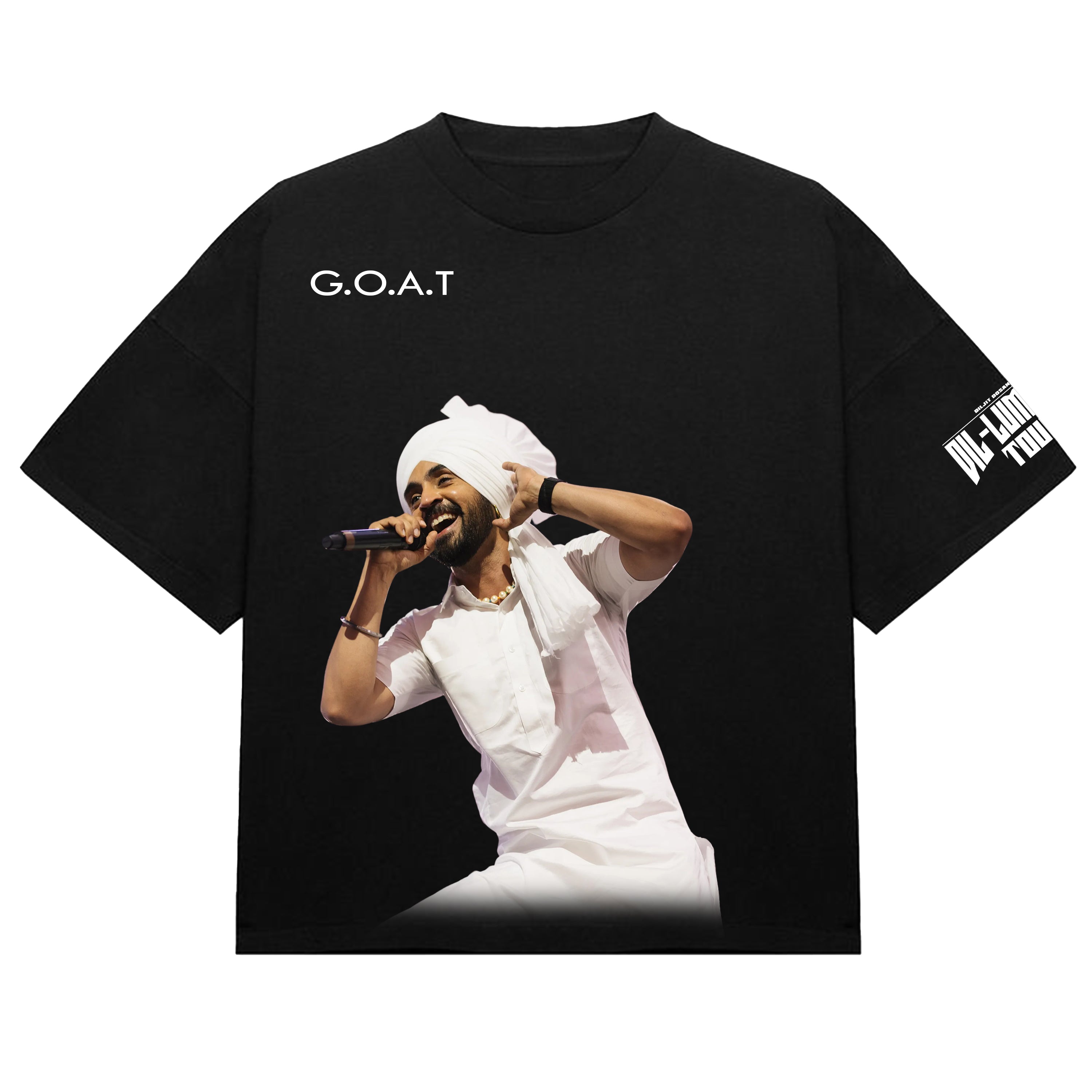 Diljit Dosanjh GOAT Reflective Oversize T-Shirt