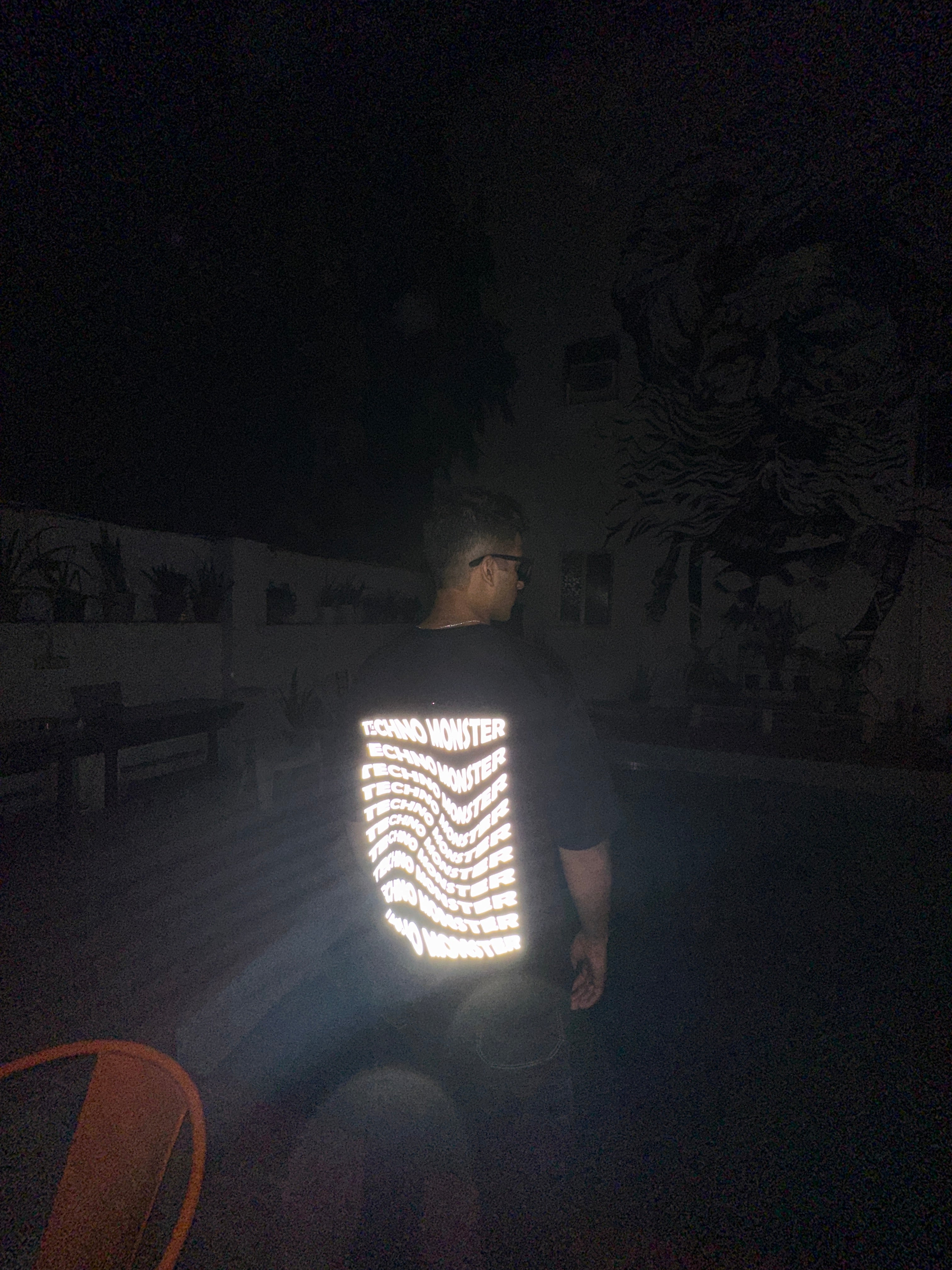 Deep Techno Reflective Oversize T-shirt