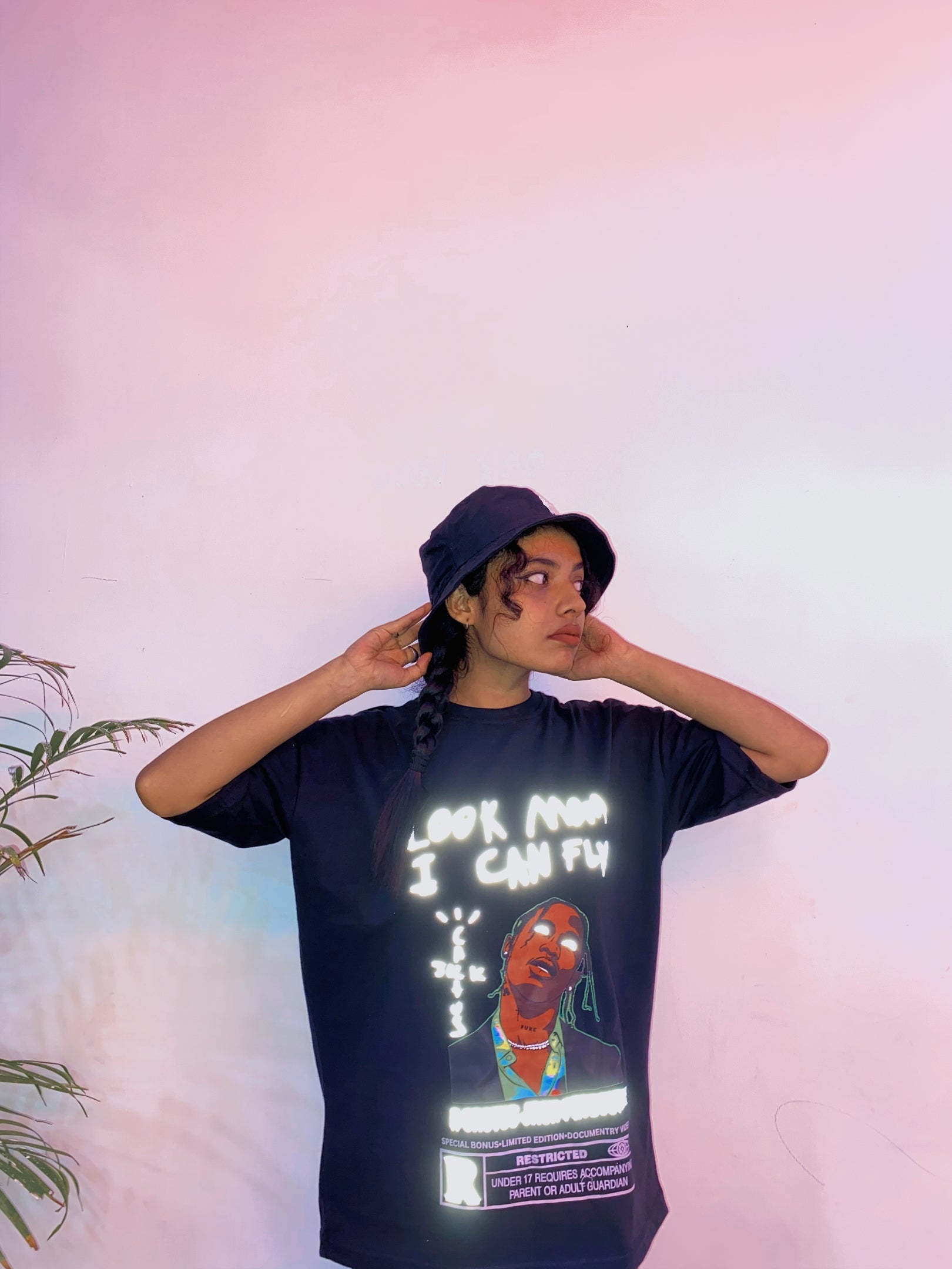 Travis Scott Restricted Reflective Oversize T-shirt