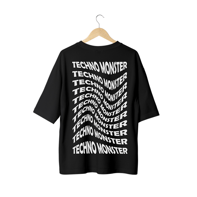 Deep Techno Reflective Oversize T-shirt