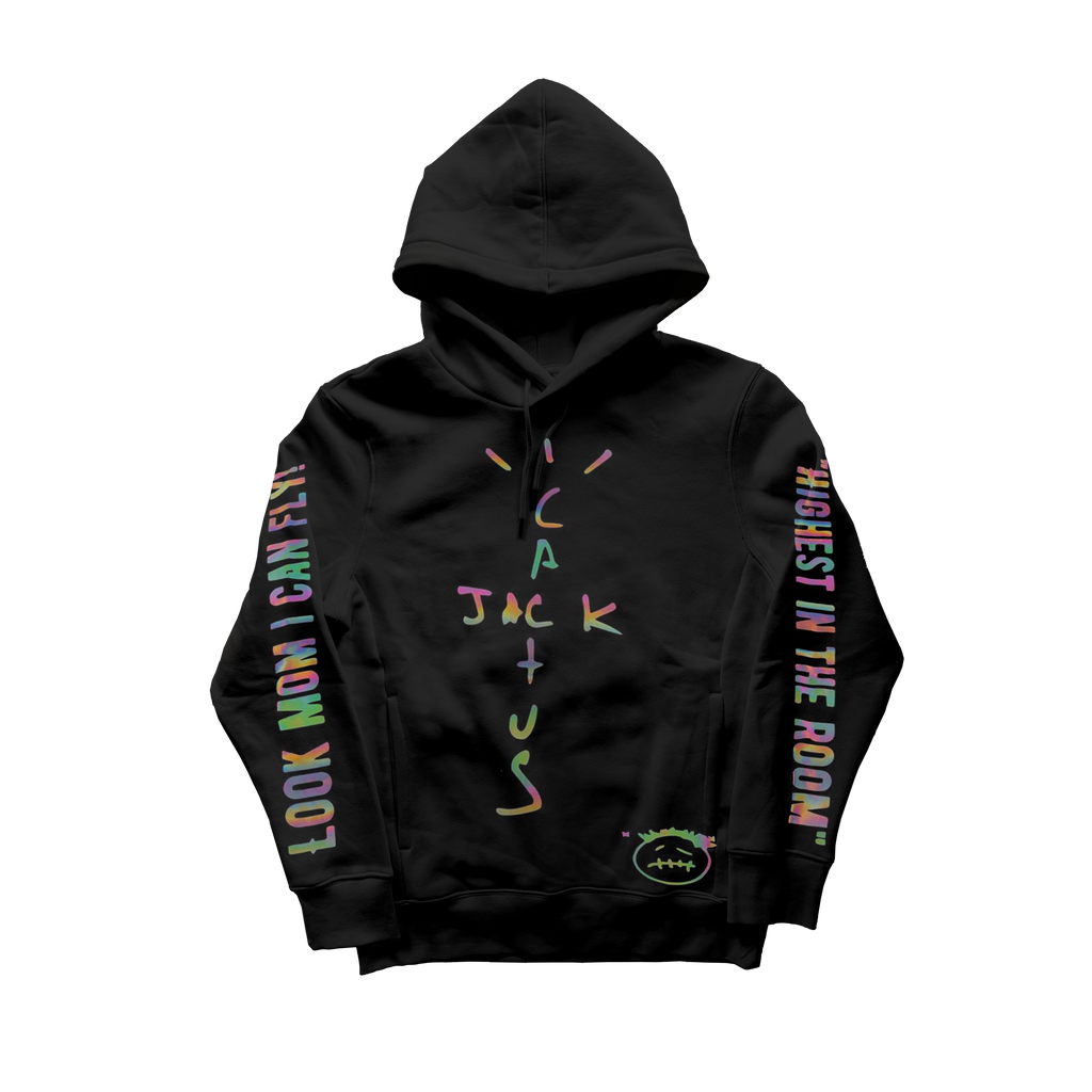 Travis Scott Cactus Jack Rainbow Reflective Hoodie