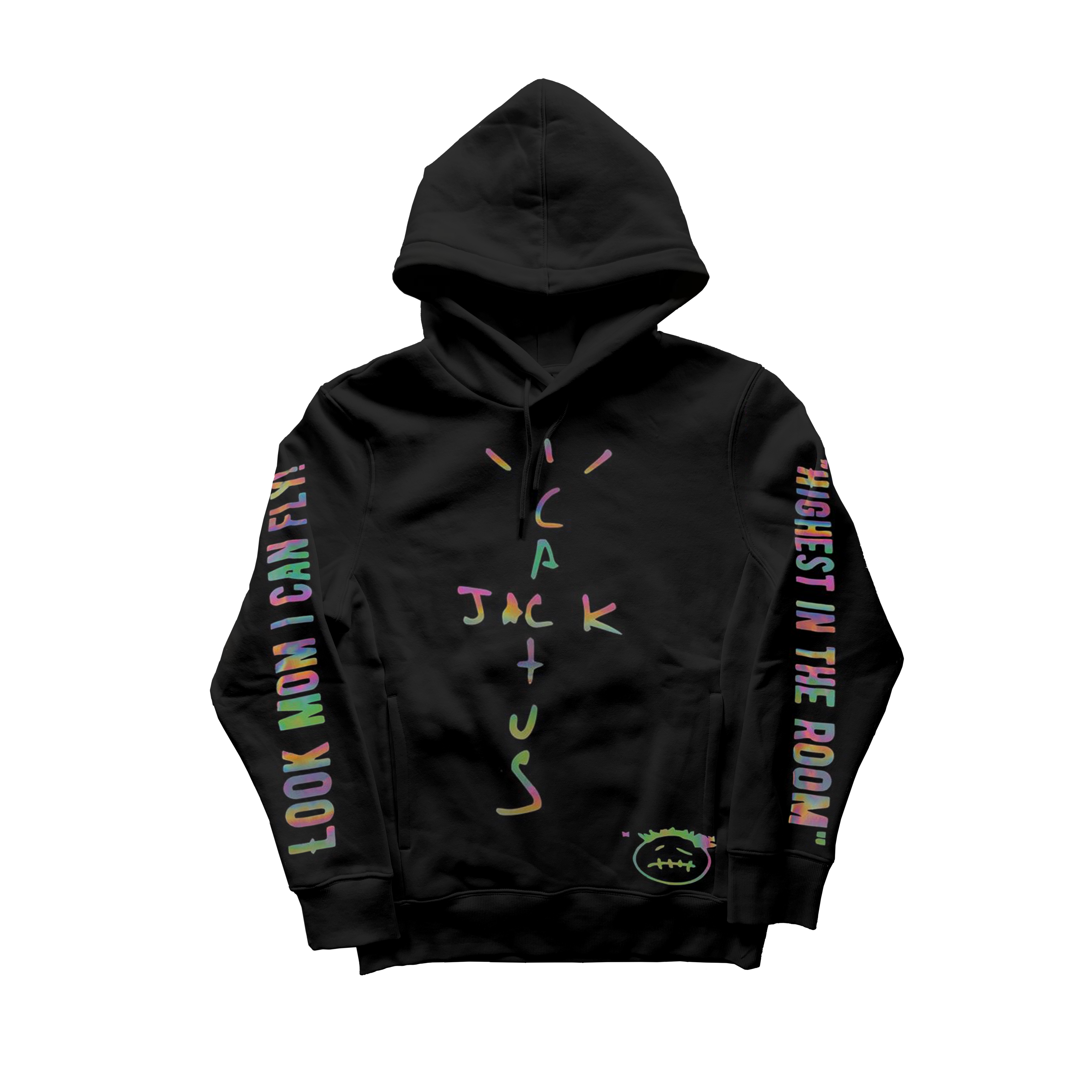 Travis Scott Cactus Jack Rainbow Reflective Hoodie