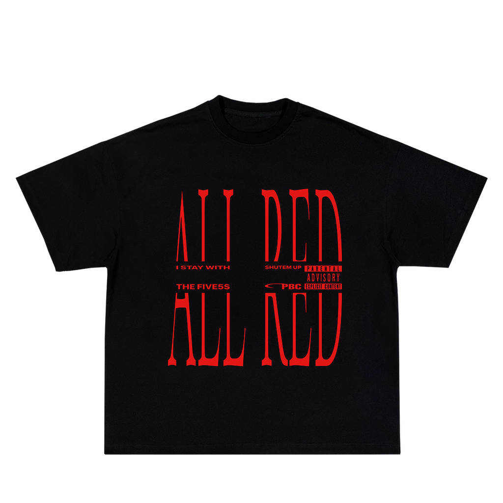 Playboi Carti All Red Oversized Tshirt