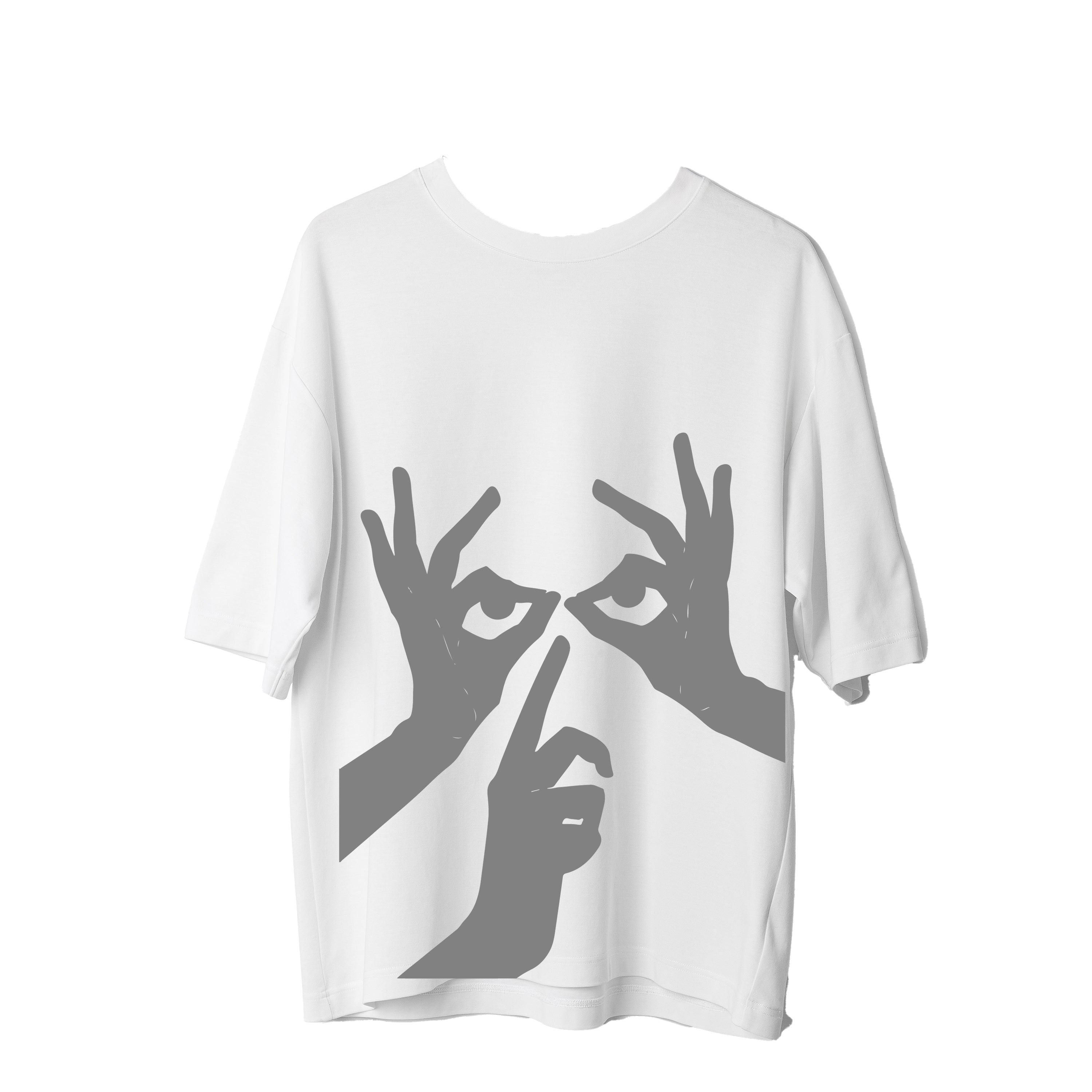 Keep Quiet Oversize Reflective Tshirt