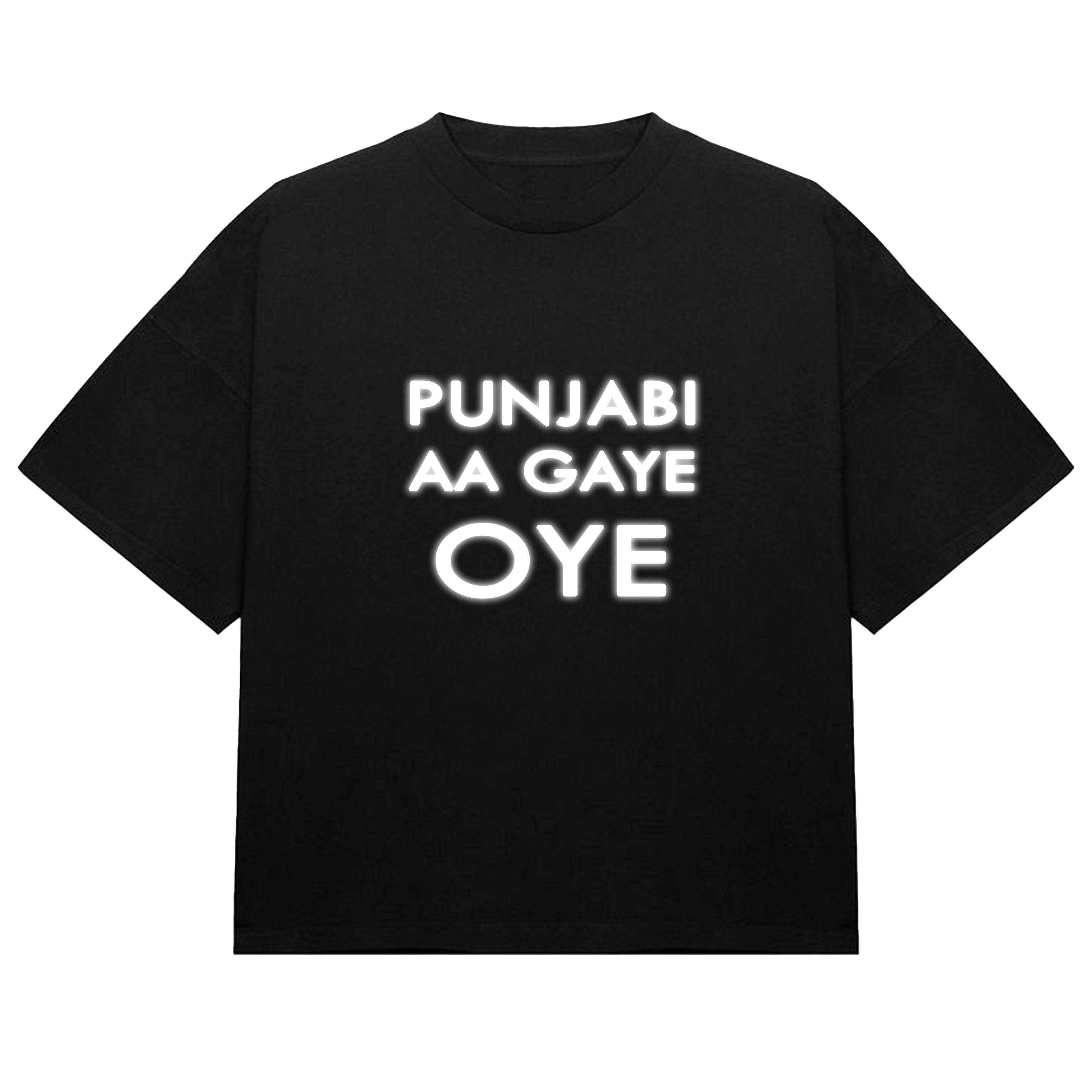 Diljit Dosanjh Punjabi Oversize Reflective T-shirt