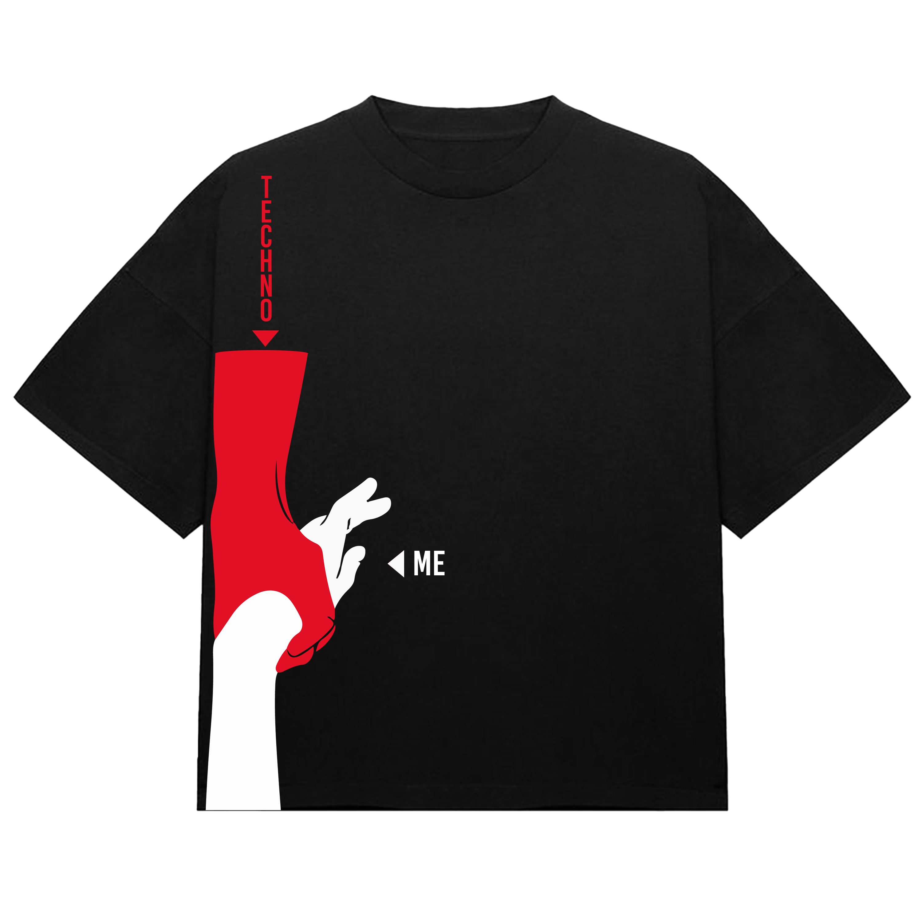 Techno & Me Oversize Reflective T-shirt